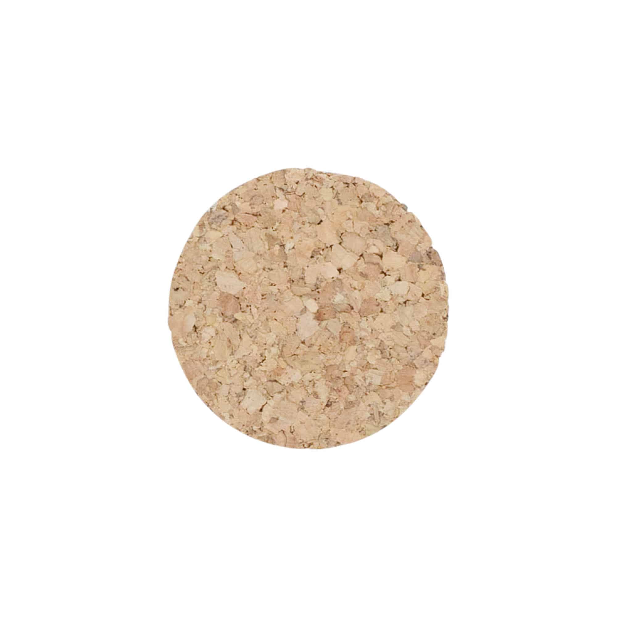 Tappo a punta 38-42 x 27, sughero pressato, beige, per bocca: sughero