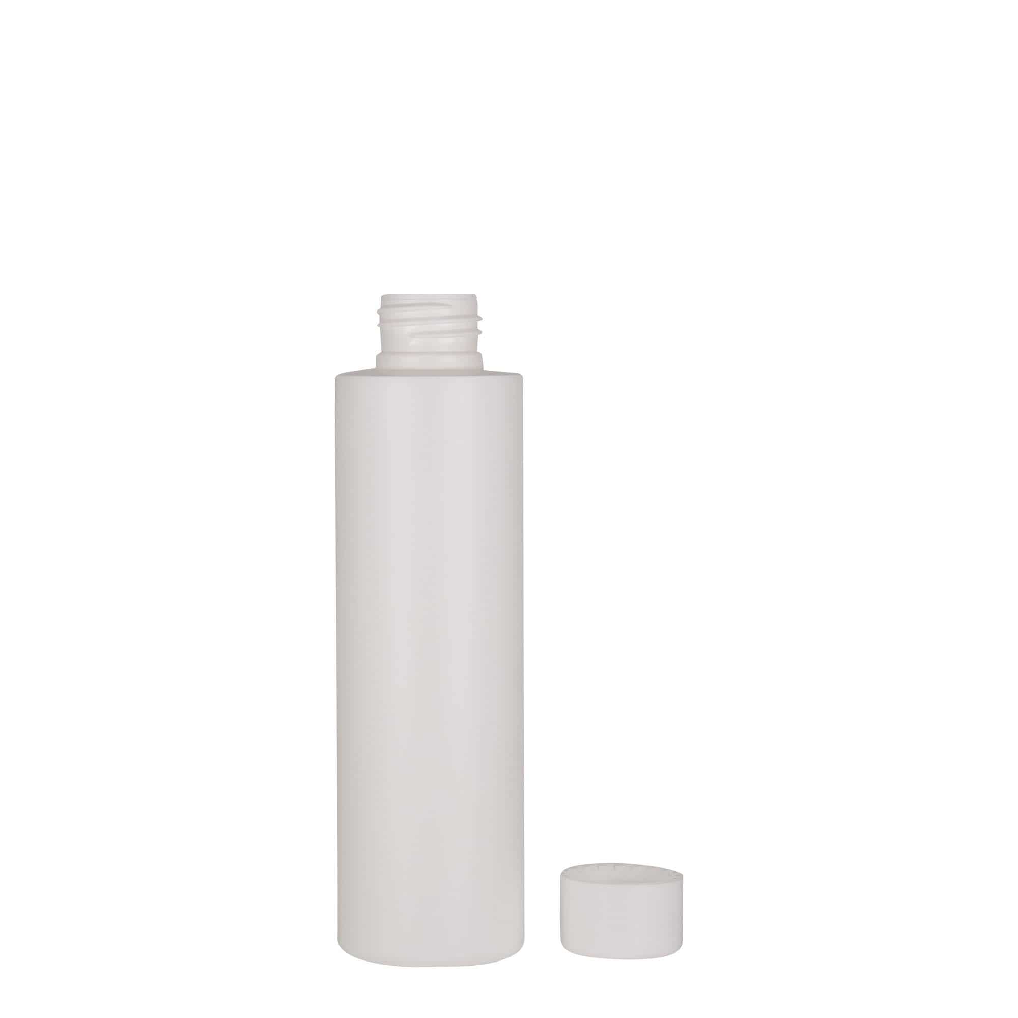 150 ml Flacone in plastica 'Pipe', HDPE, bianco, imboccatura: 24/410