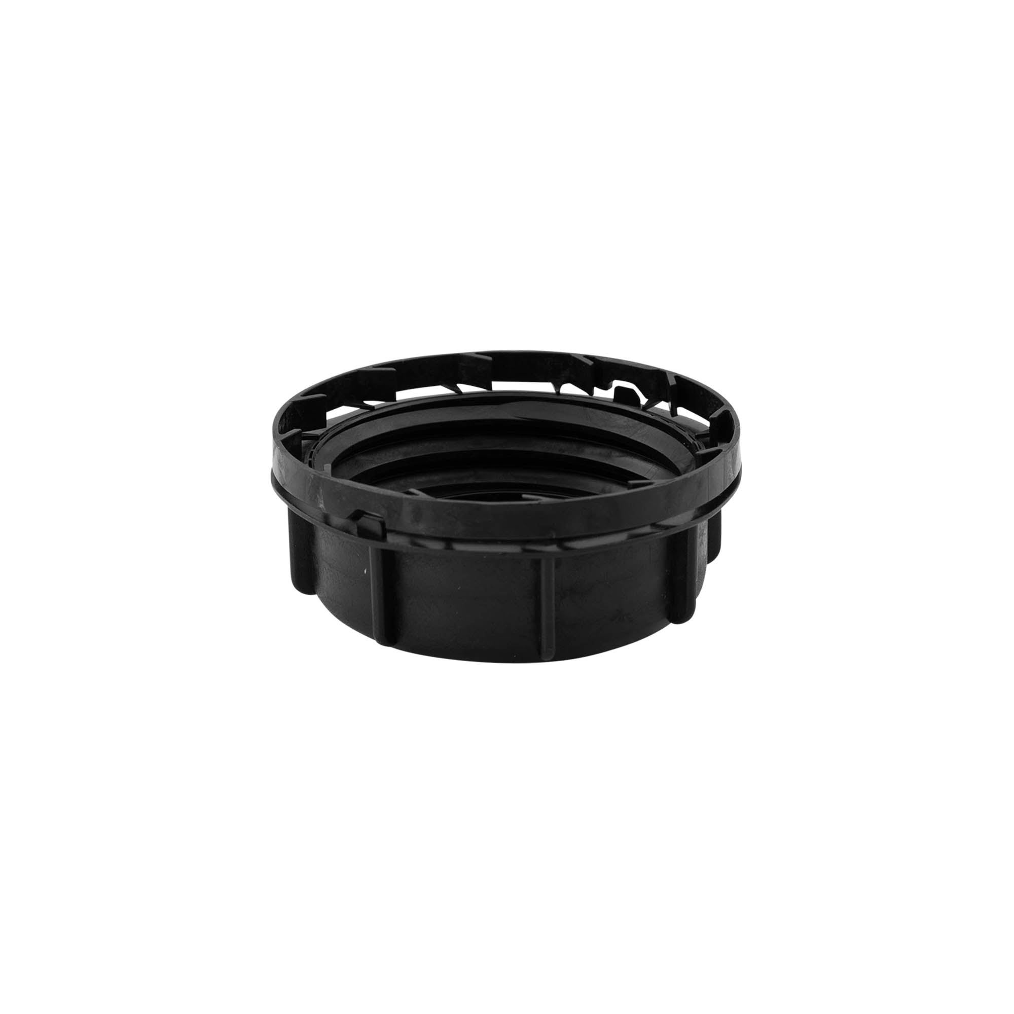 Tappo a vite, plastica PP, nero, per bocca: ND60 Tappo a vite, plastica PP, nero, per bocca: ND60
