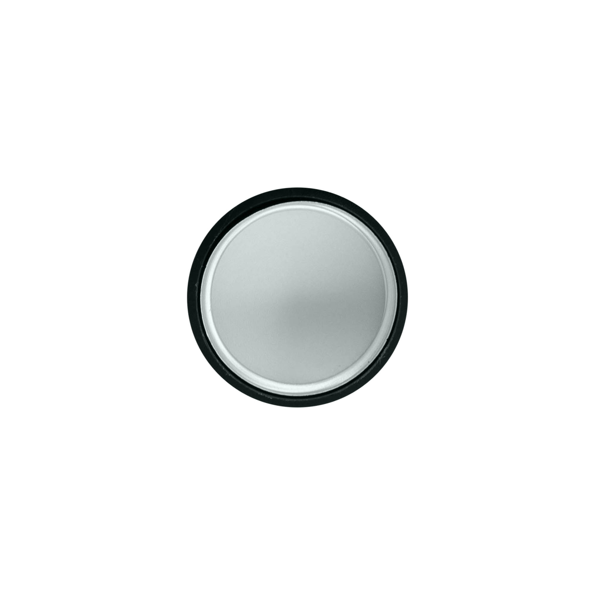 Tappo a vite, plastica ABS, argento, per bocca: GPI 28/400