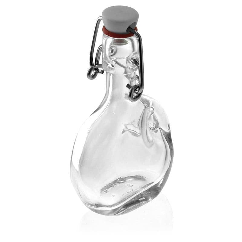 40 ml Bottiglia di vetro 'Lukas', ovale, imboccatura: tappo meccanico
