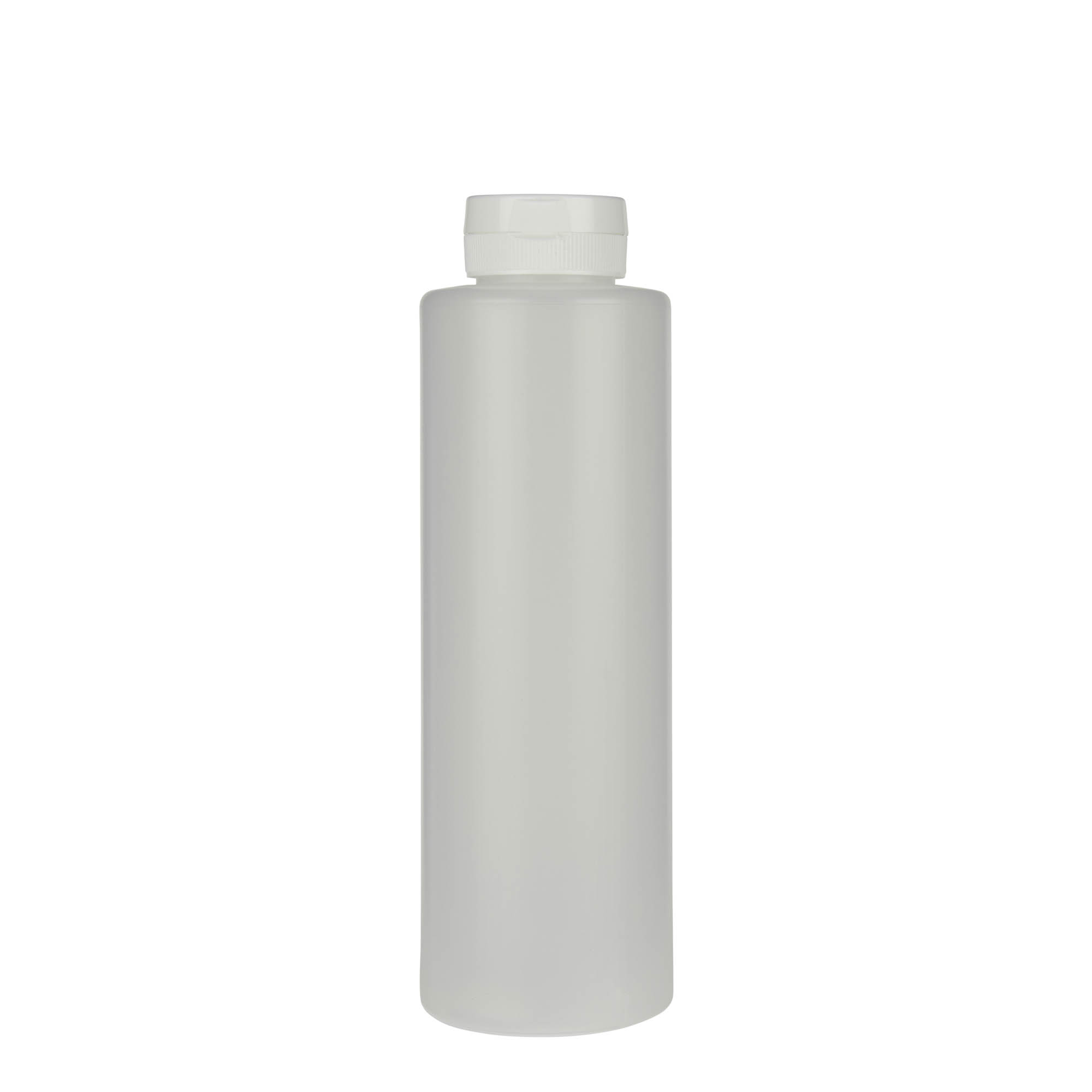 Bottiglia per salse 500 ml, plastica LDPE, naturale, bocca: 38/400