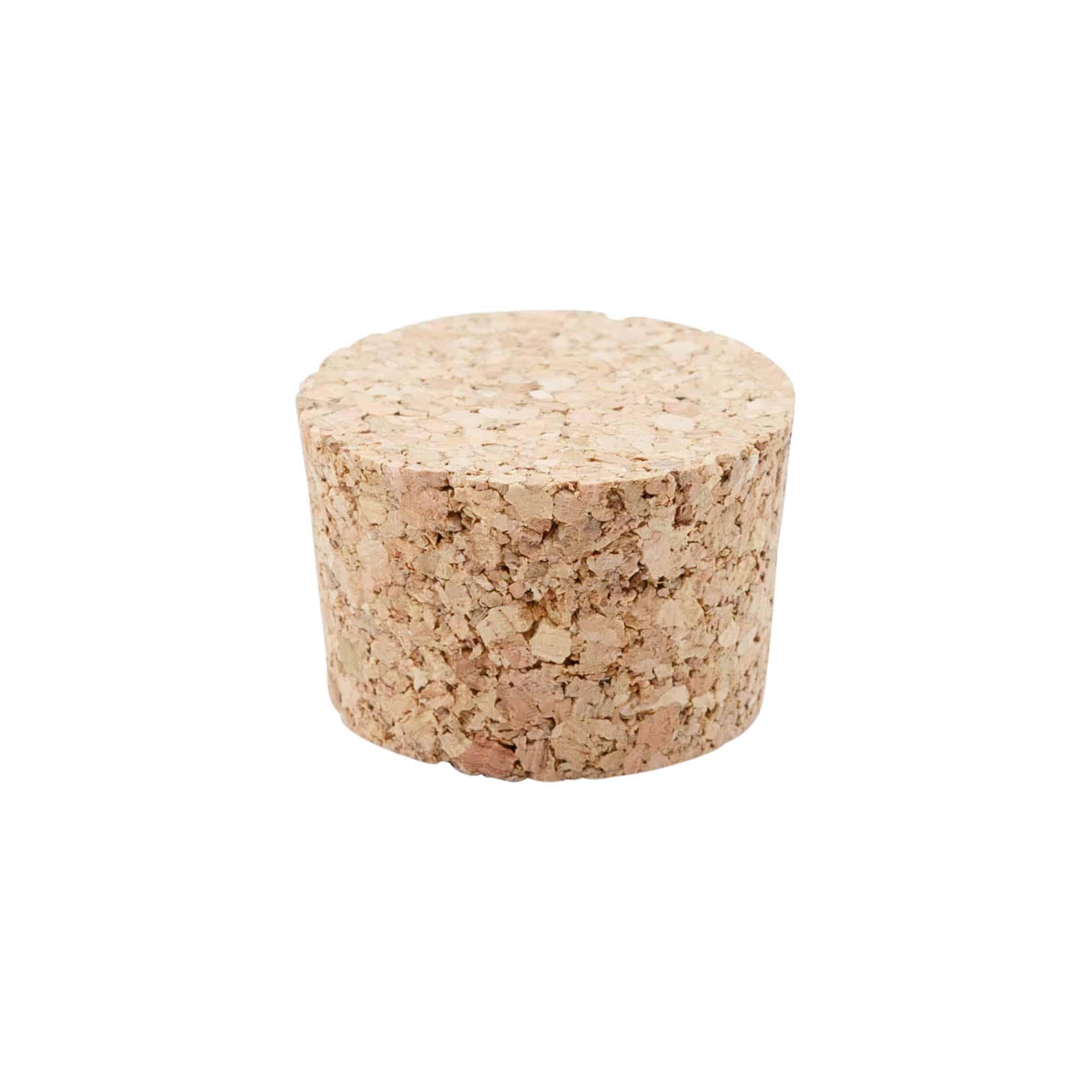 Tappo a punta 38-42 x 27, sughero pressato, beige, per bocca: sughero