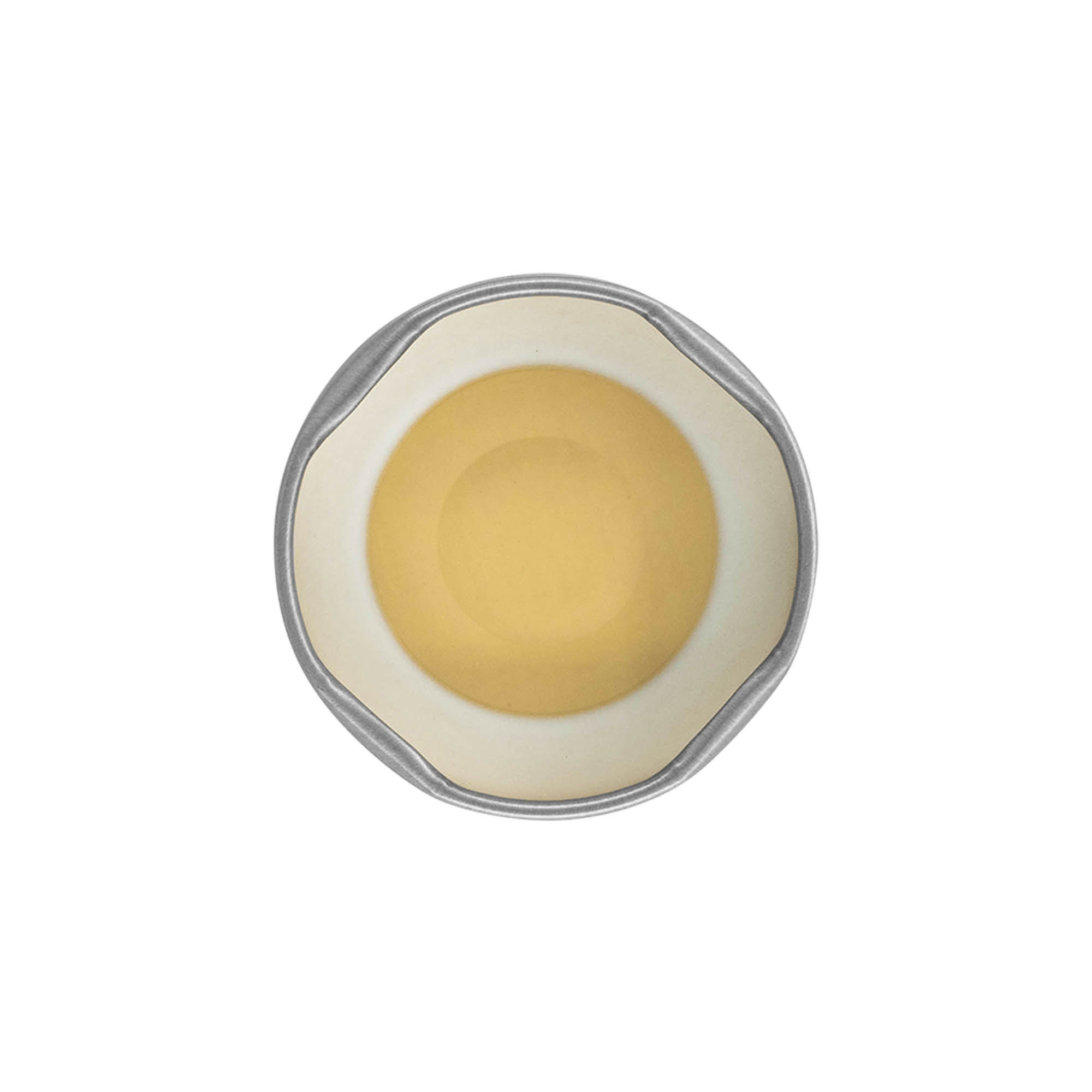 Tappo Twist-Off, lamina bianca, argento, per bocca: TO 43