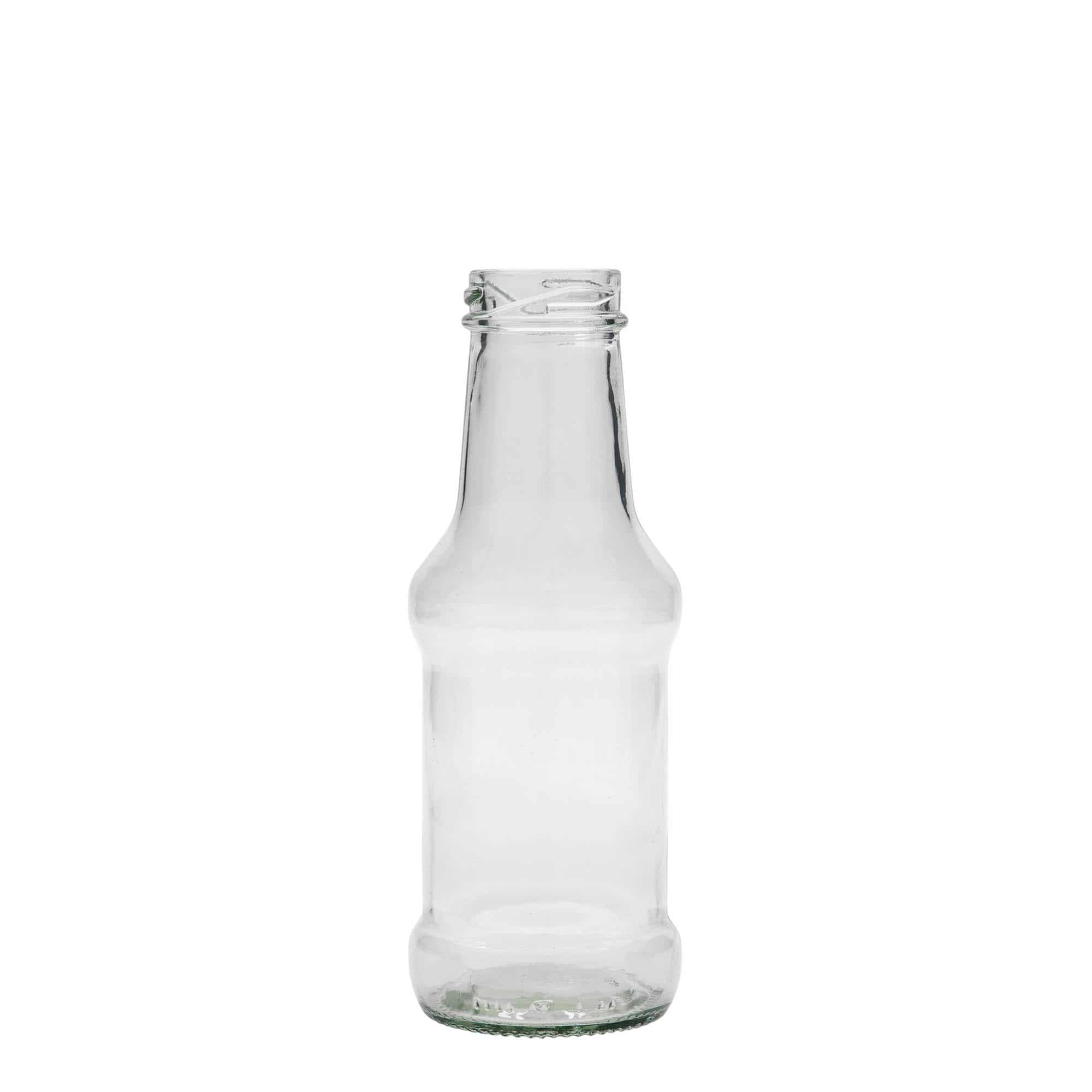 250 ml Bottiglia per salsa, vetro, imboccatura: Twist-Off (TO 38)