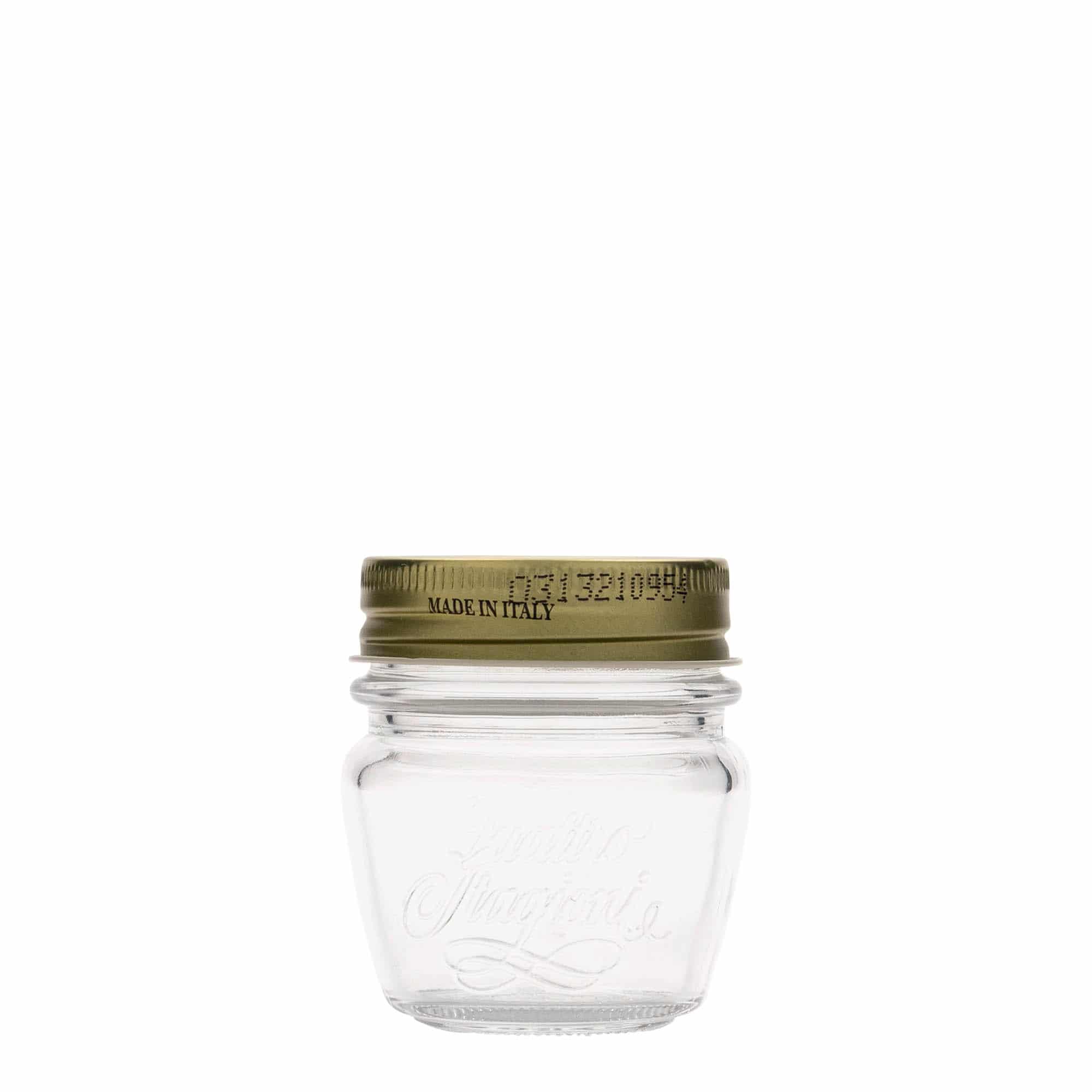 80 ml Vasetto decorativo 'Quattro Stagioni', vetro, imboccatura: a vite