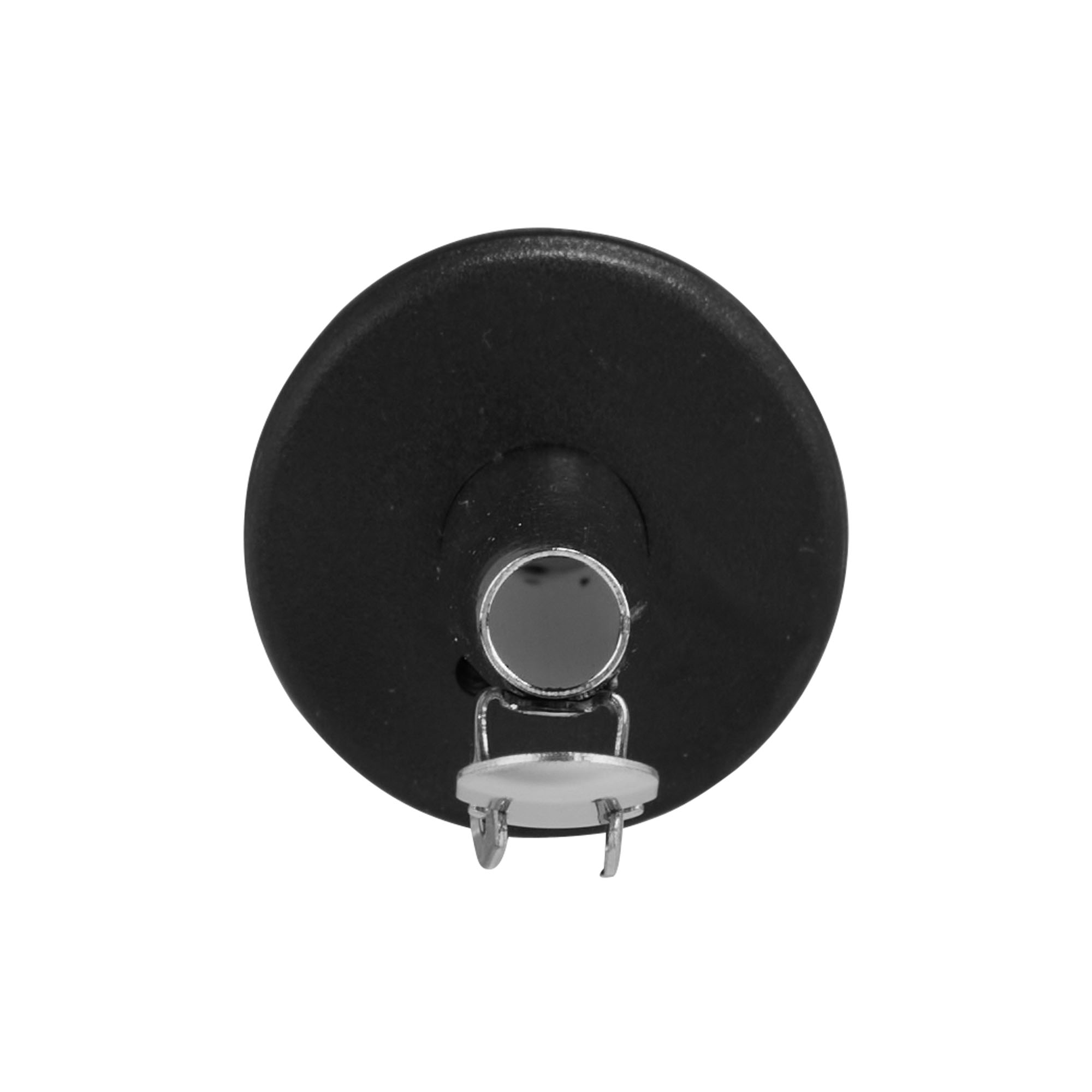 Beccuccio Inox con sportellino in metallo, acciaio inox, argento