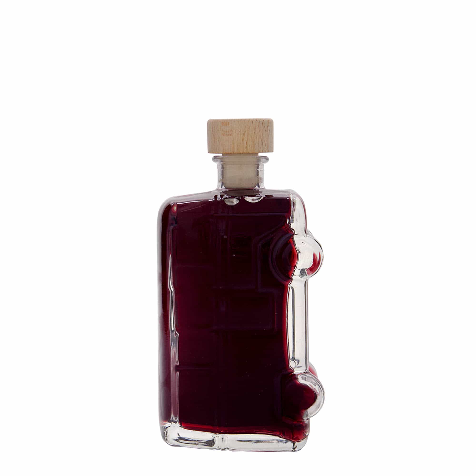 200 ml Bottiglia di vetro 'Minivan', imboccatura: fascetta