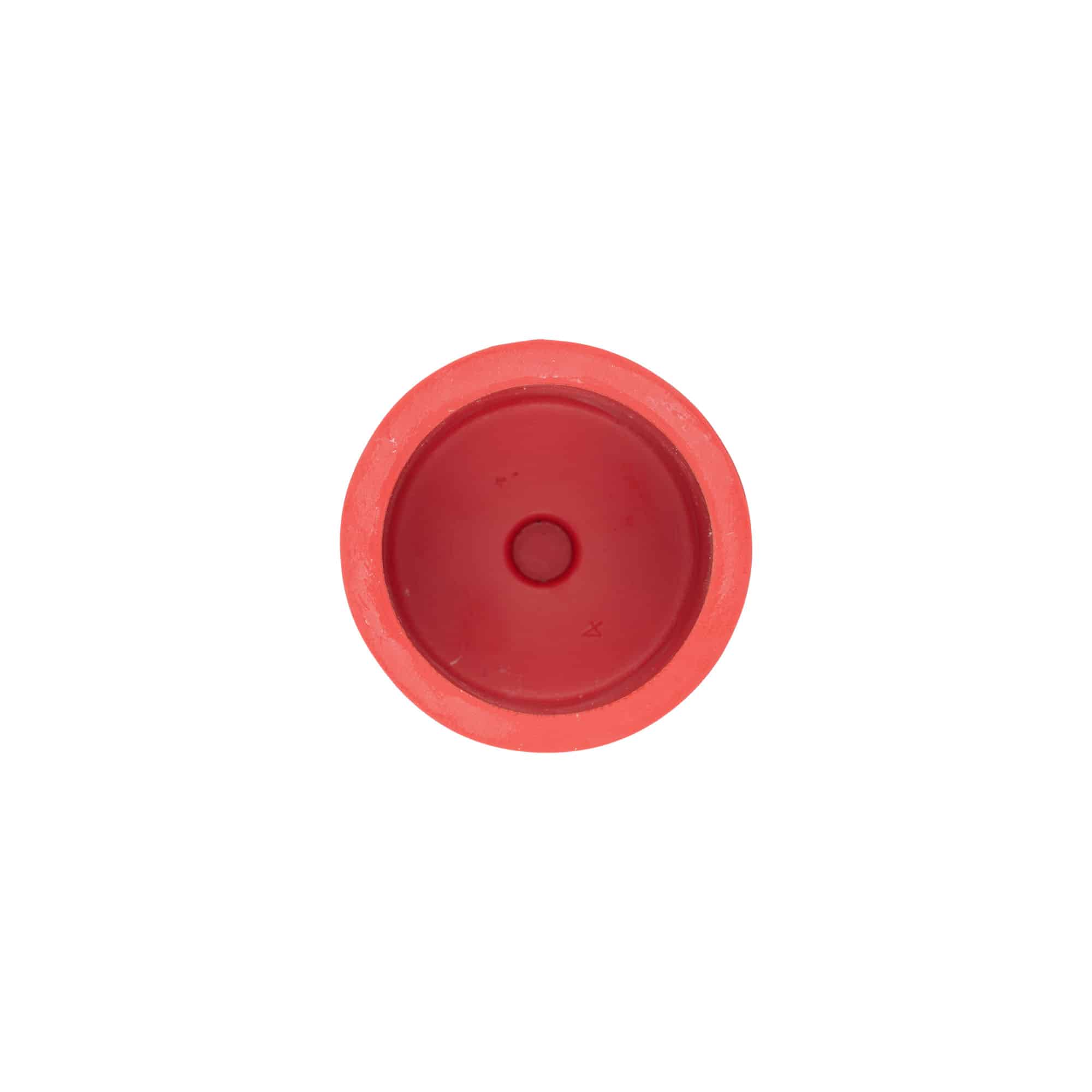 Cappellotto per mosto N. 4, gomma, rosso