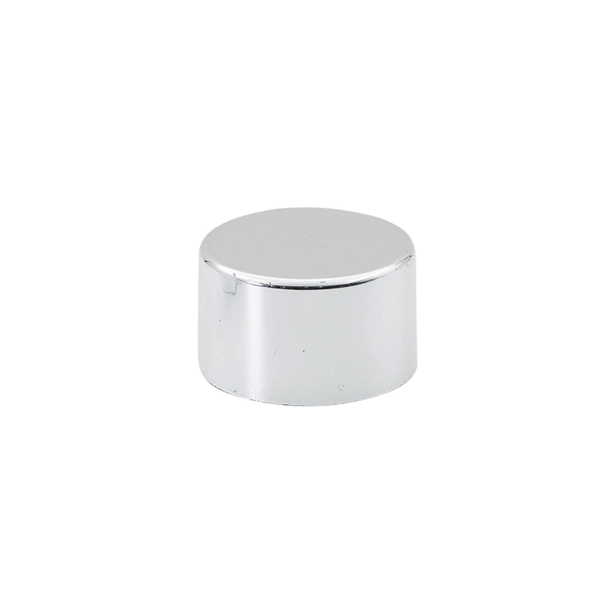 Tappo a vite, metallo-plastica, argento, per bocca: PP 28