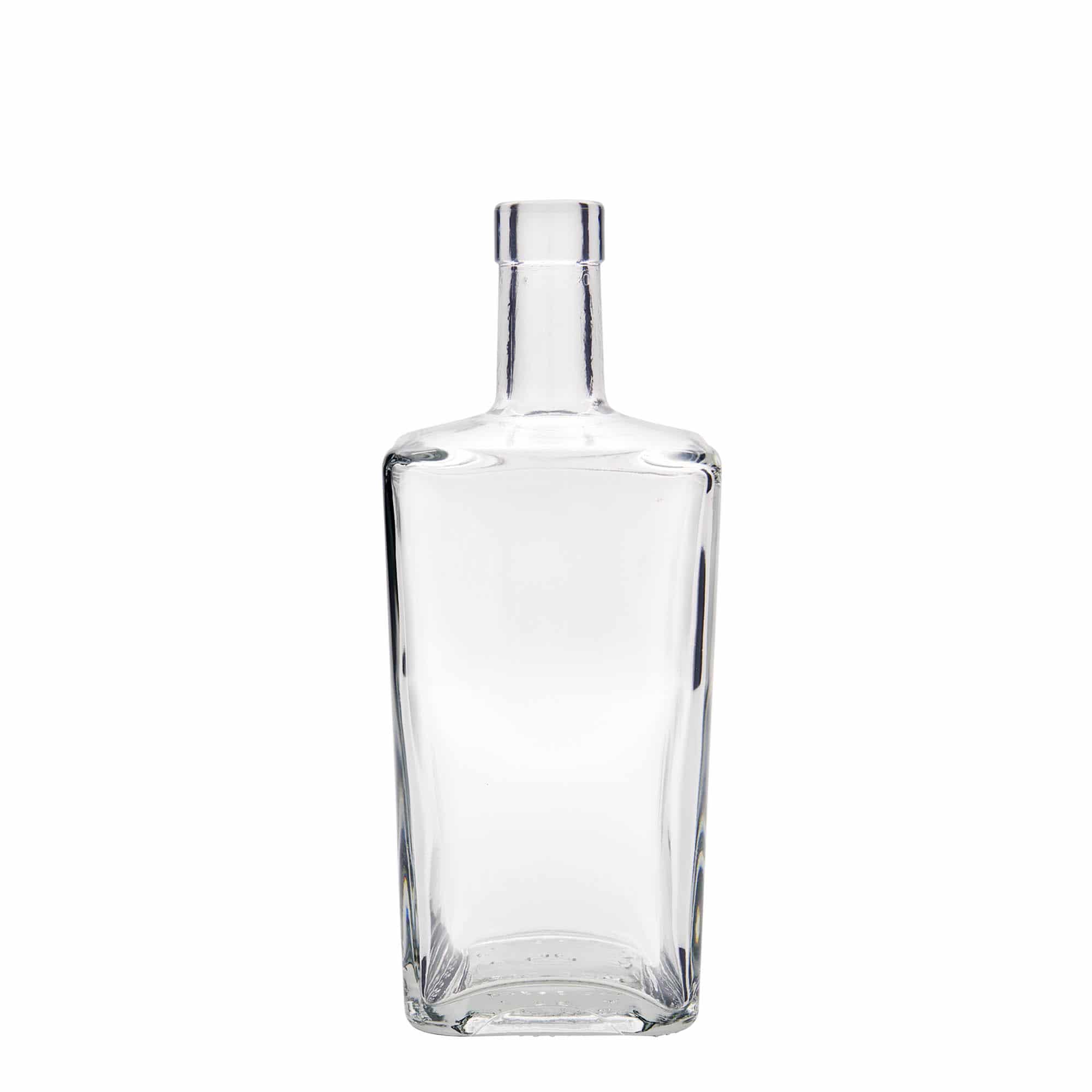 700 ml Bottiglia di vetro 'Noel', quadrata, imboccatura: fascetta 700 ml Bottiglia di vetro 'Noel', quadrata, imboccatura: fascetta