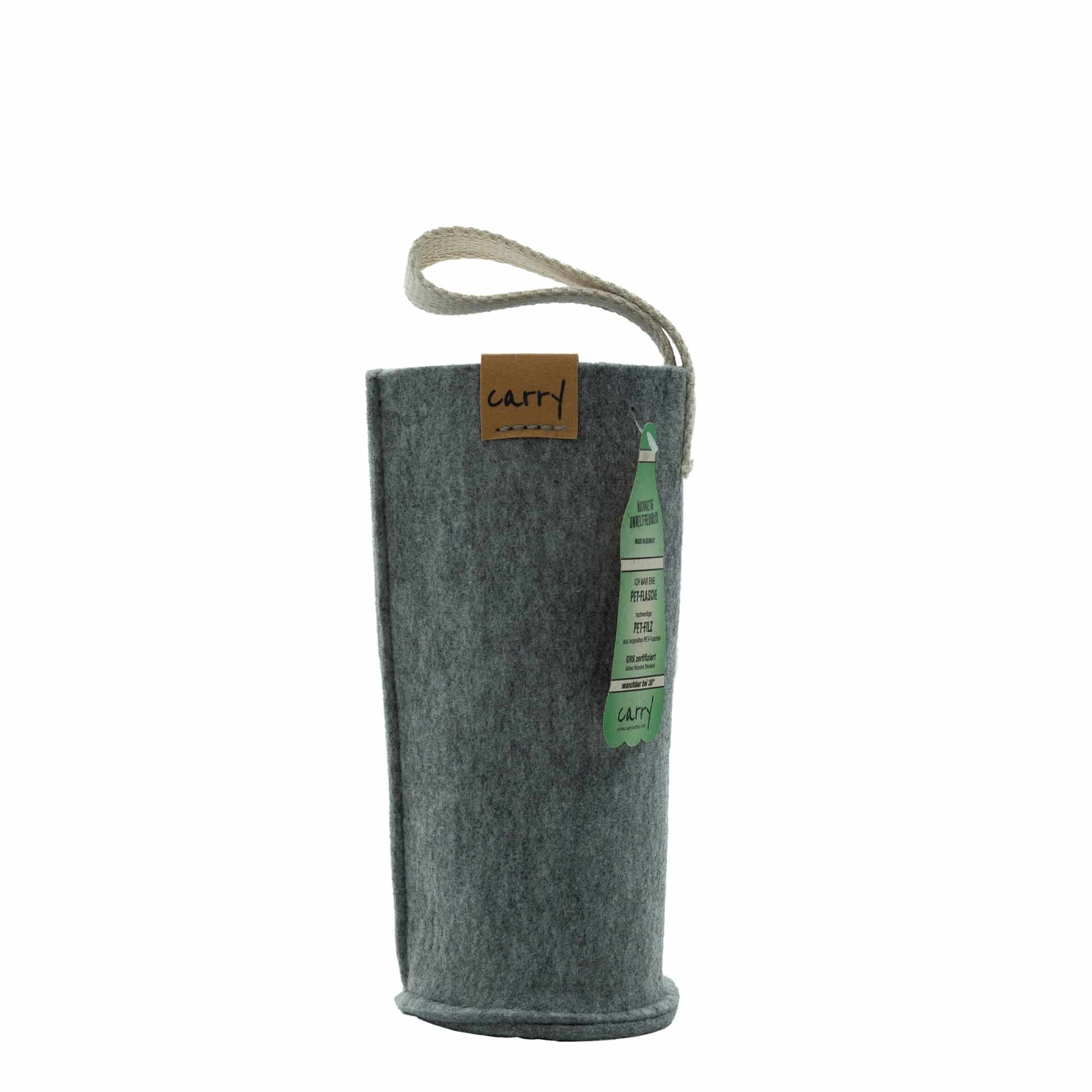 Custodia borraccia 'CARRY Sleeve', tessuto, grigio Custodia borraccia 'CARRY Sleeve', tessuto, grigio
