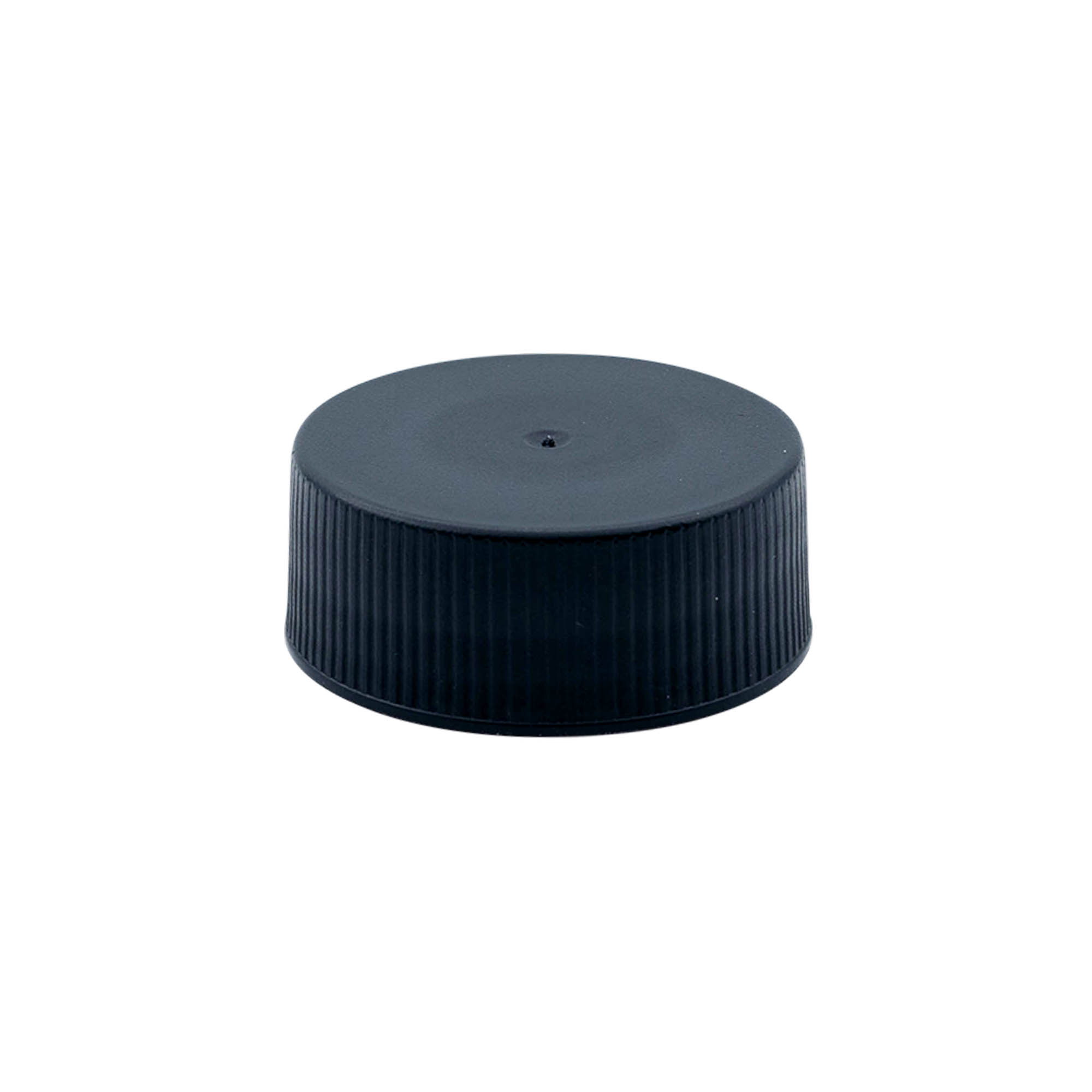 Tappo a vite con inserto in EPE, plastica PP, nero, per bocca: DIN 40 Tappo a vite con inserto in EPE, plastica PP, nero, per bocca: DIN 40