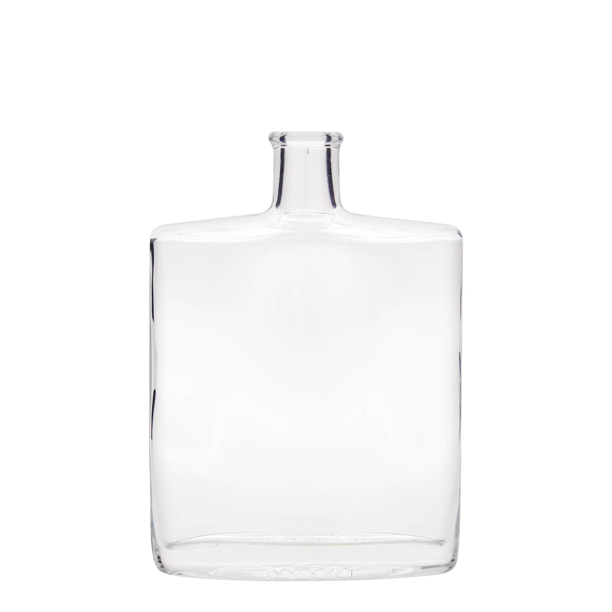 500 ml Bottiglia di vetro 'Zorbas', ovale, imboccatura: fascetta 500 ml Bottiglia di vetro 'Zorbas', ovale, imboccatura: fascetta