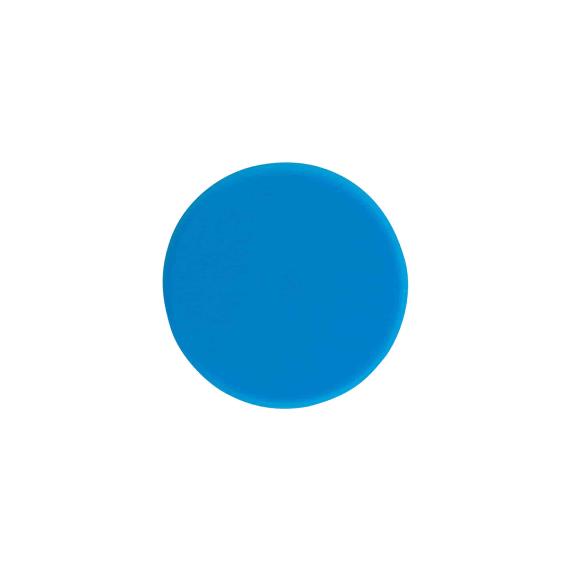 Tappo a vite, plastica ABS, azzurro acqua, per bocca: GPI 33/400