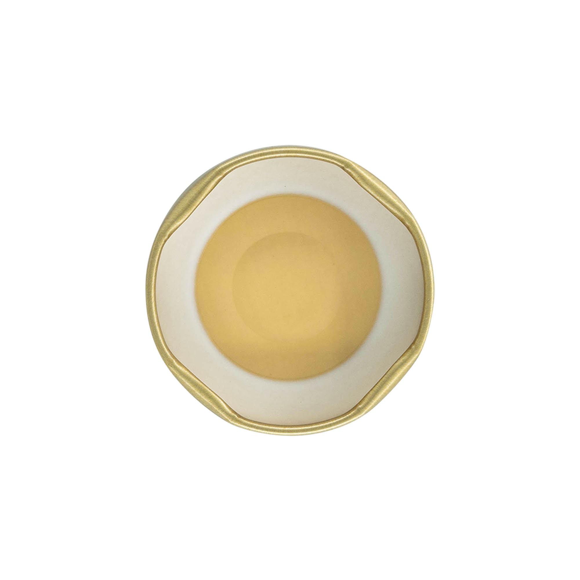 Tappi Twist-Off, lamina bianca, sterilizzabili, oro, per bocca: TO 43 Tappi Twist-Off, lamina bianca, sterilizzabili, oro, per bocca: TO 43