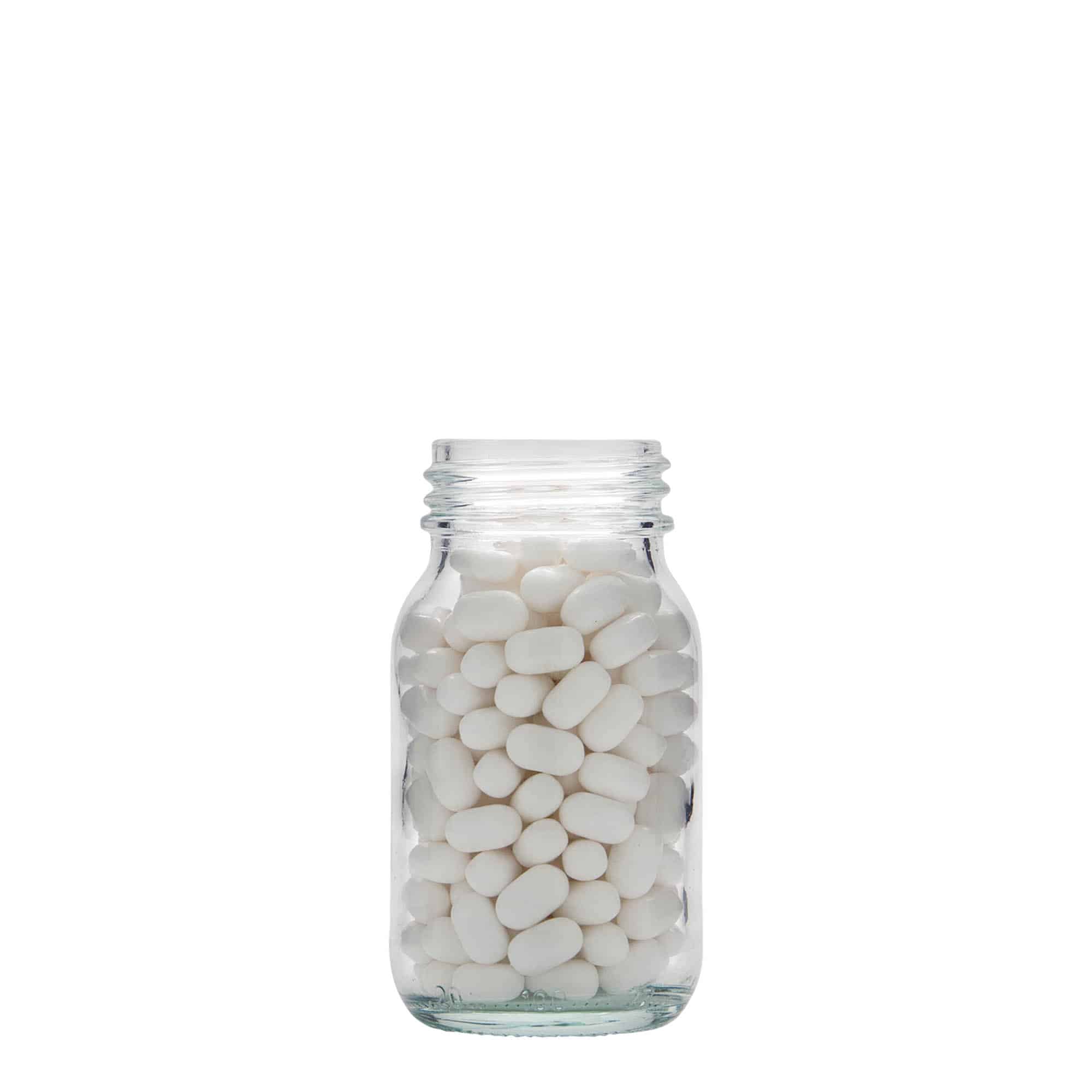 100 ml barattolo a collo largo, bocca: DIN 40