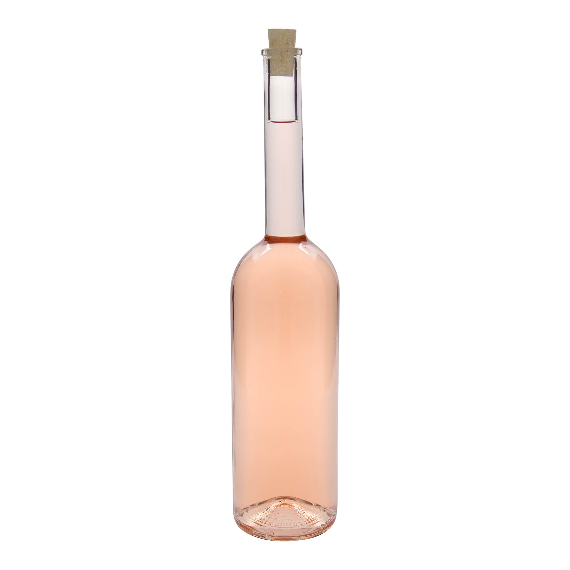 Bottiglia di vetro da 1.000 ml 'Opera', bocca: tappo di sughero Bottiglia di vetro da 1.000 ml 'Opera', bocca: tappo di sughero