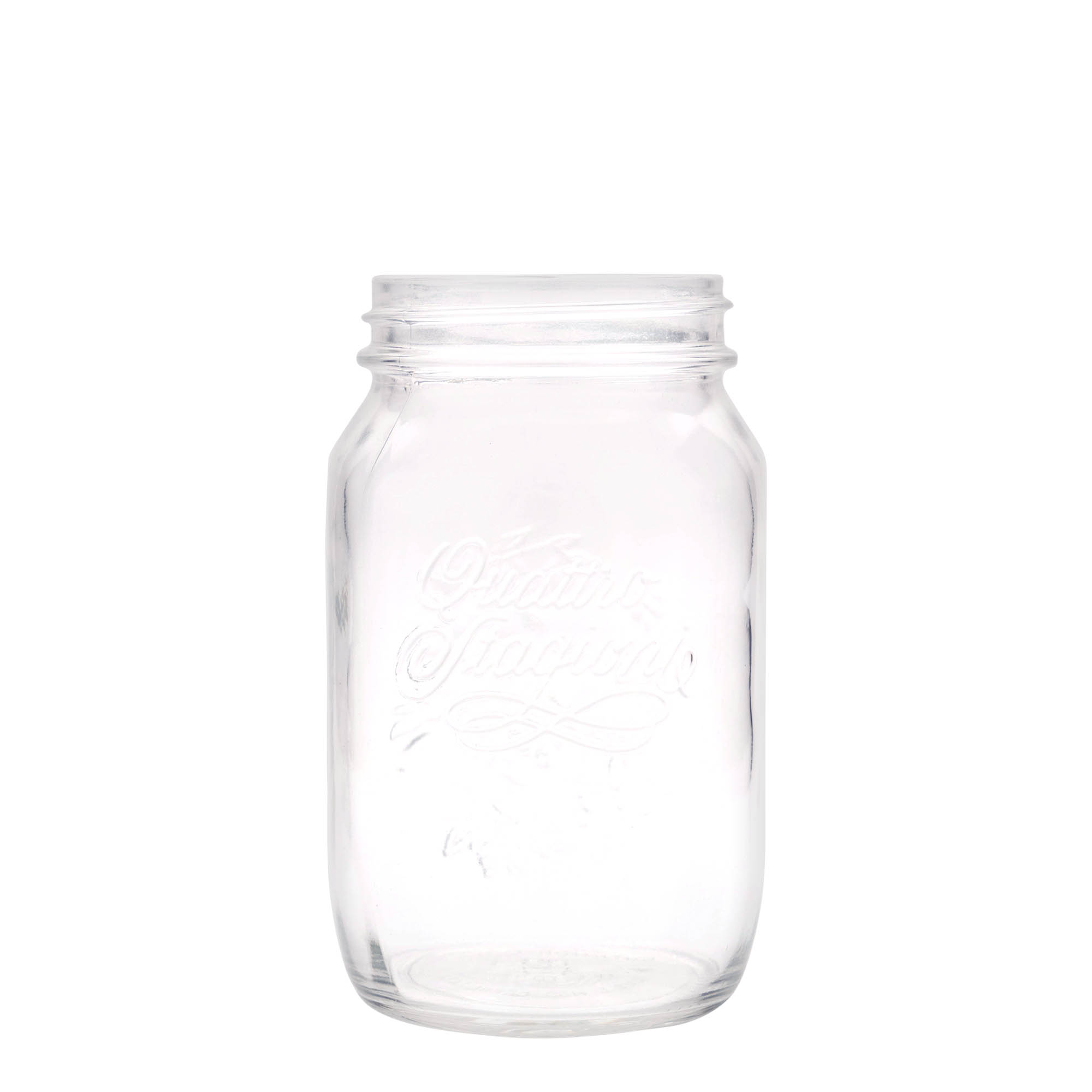 1.000 ml Vetro 'Quattro Stagioni', Bocca: Chiusura a vite 1.000 ml Vetro 'Quattro Stagioni', Bocca: Chiusura a vite