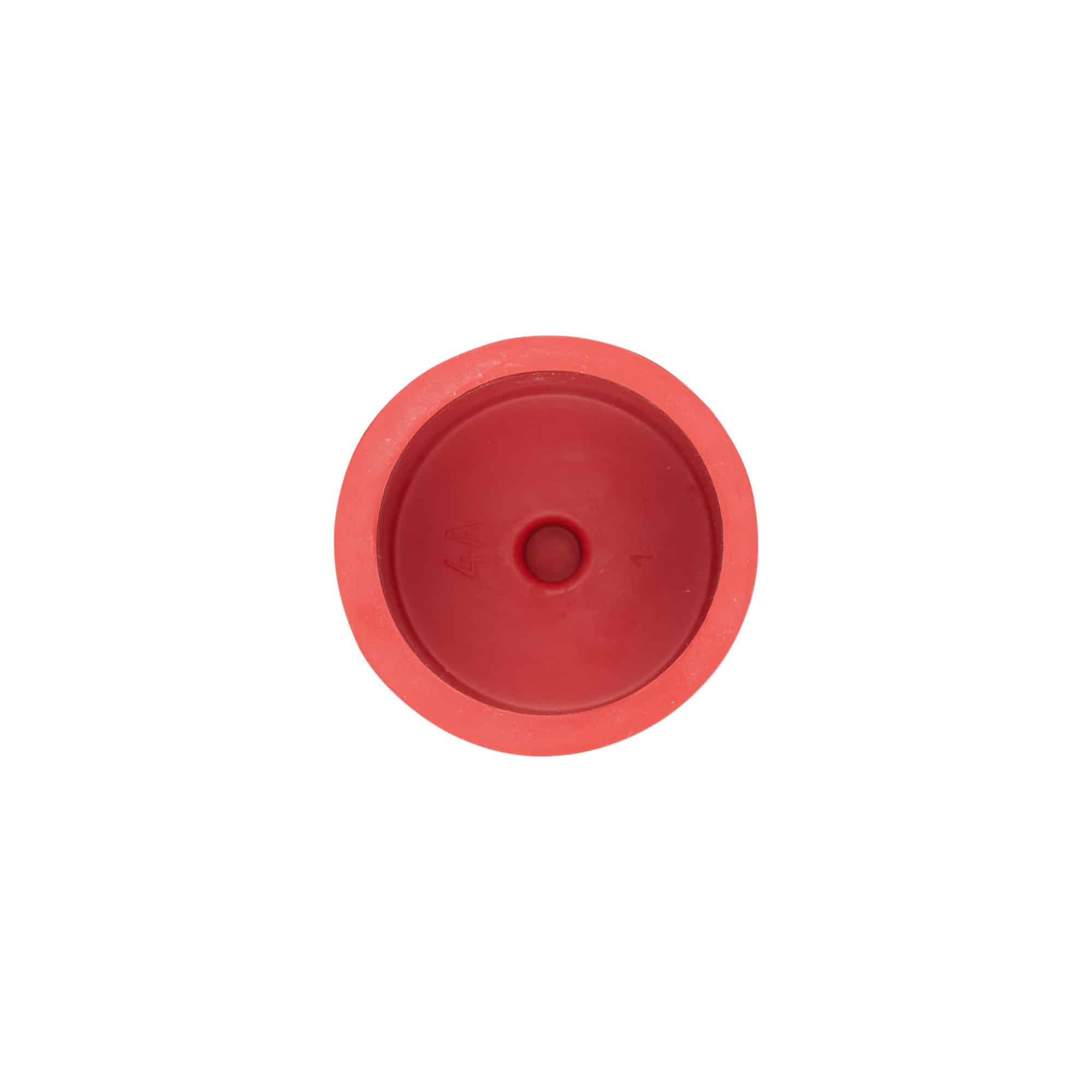 Cappellotto per mosto N. 4a, gomma, rosso