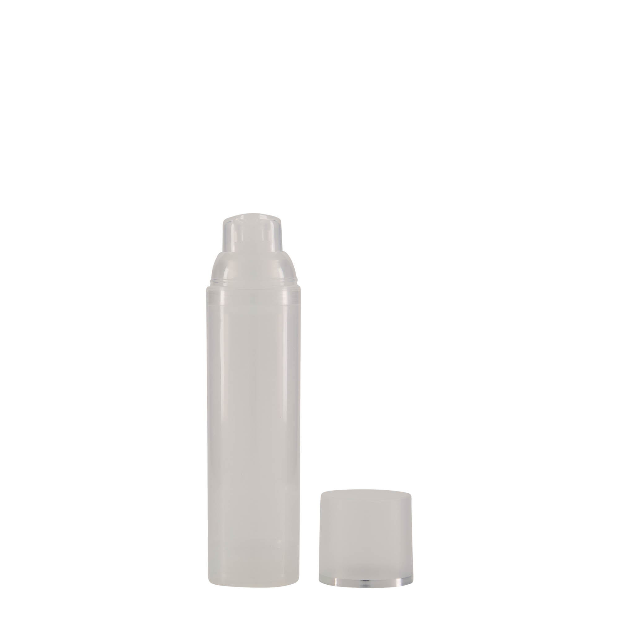 Dispenser Airless da 75 ml 'Mezzo', plastica PP, naturale Dispenser Airless da 75 ml 'Mezzo', plastica PP, naturale