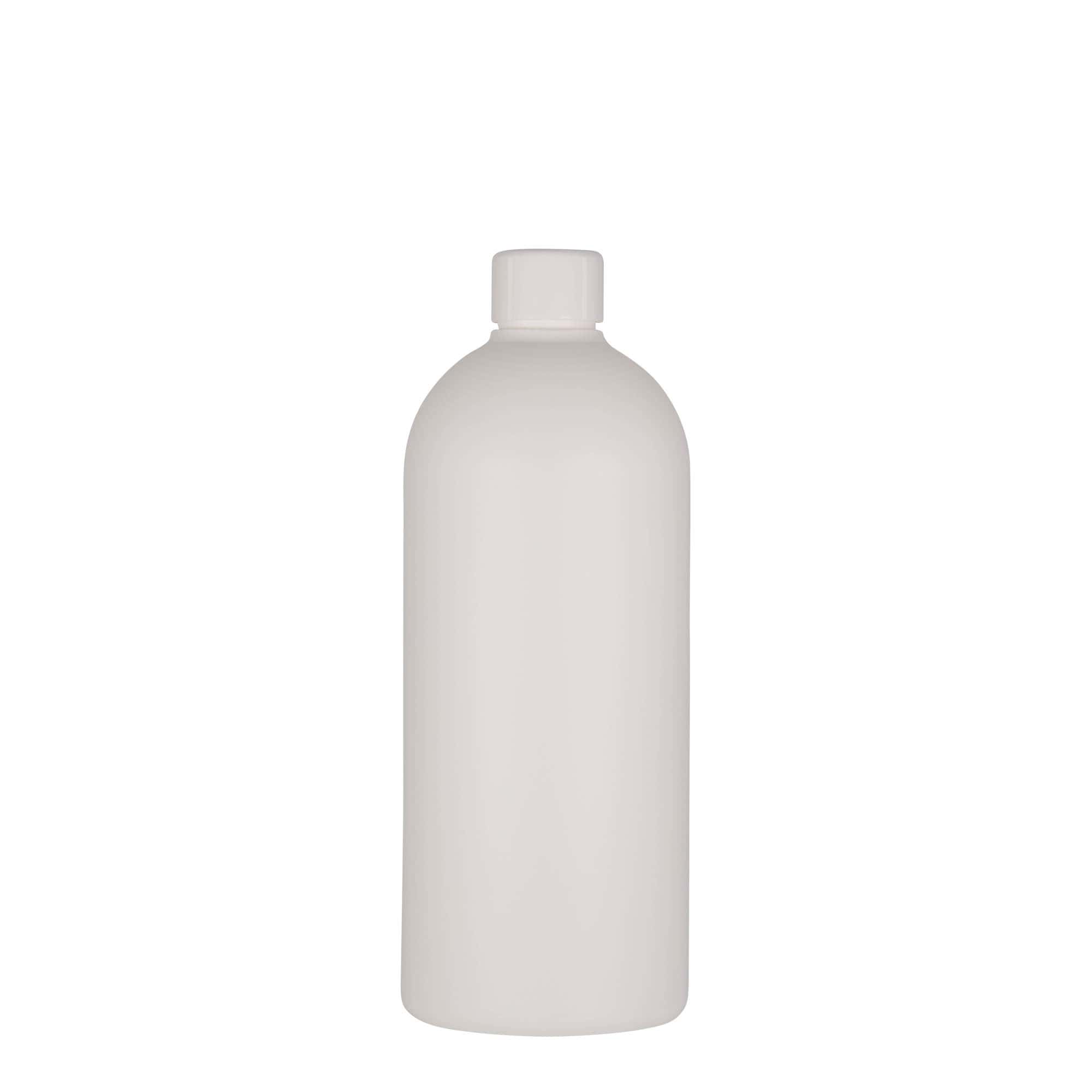 500 ml Flacone in plastica 'Tuffy', HDPE, bianco, imboccatura: GPI 24/410