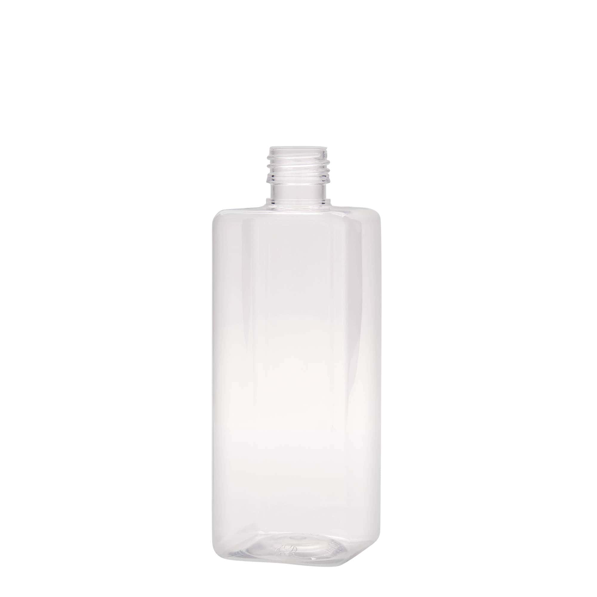 Bottiglia PET da 500 ml 'Karl', quadrata, plastica, bocca: PP 28