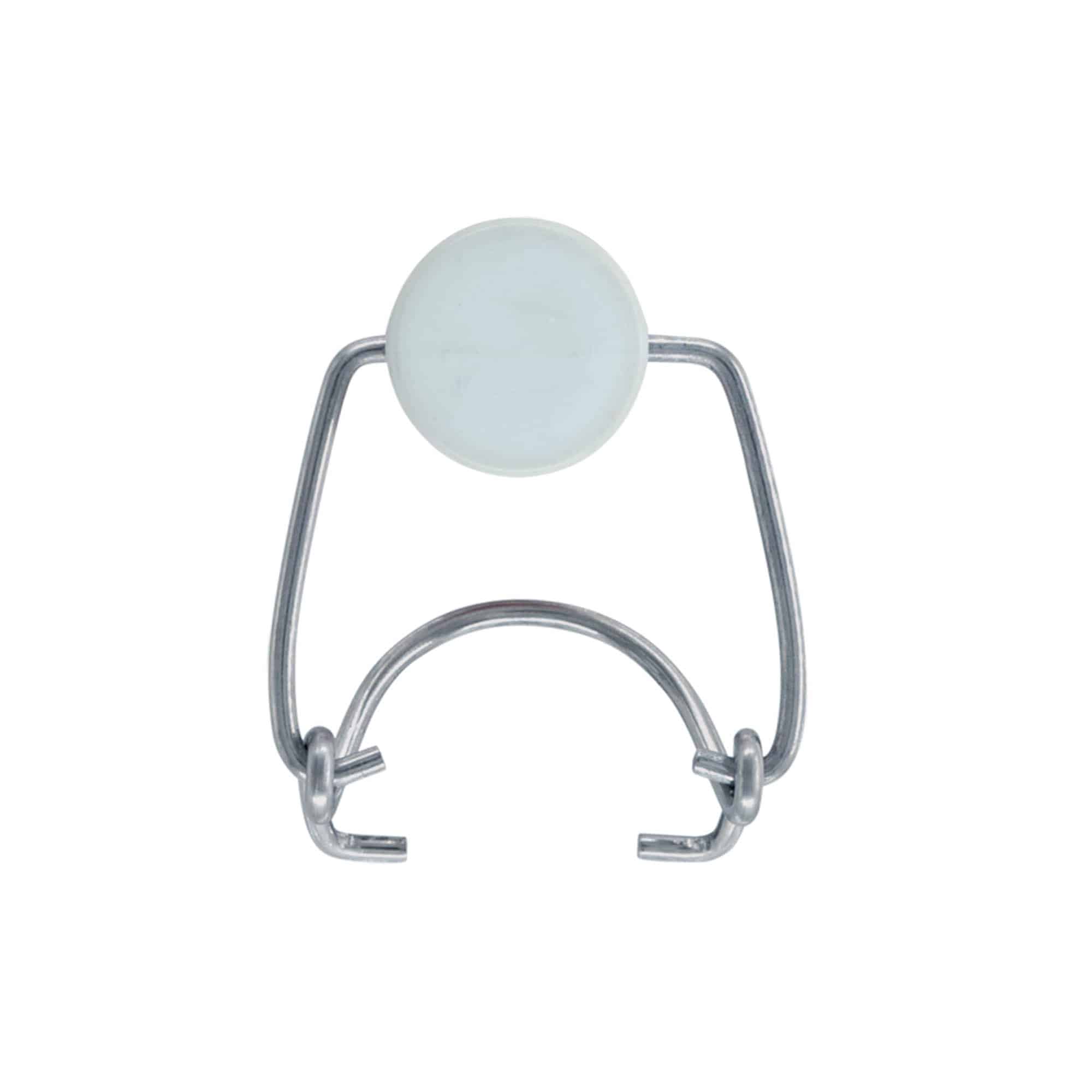 Chiusura a fibbia standard #, plastica, rosso-bianco