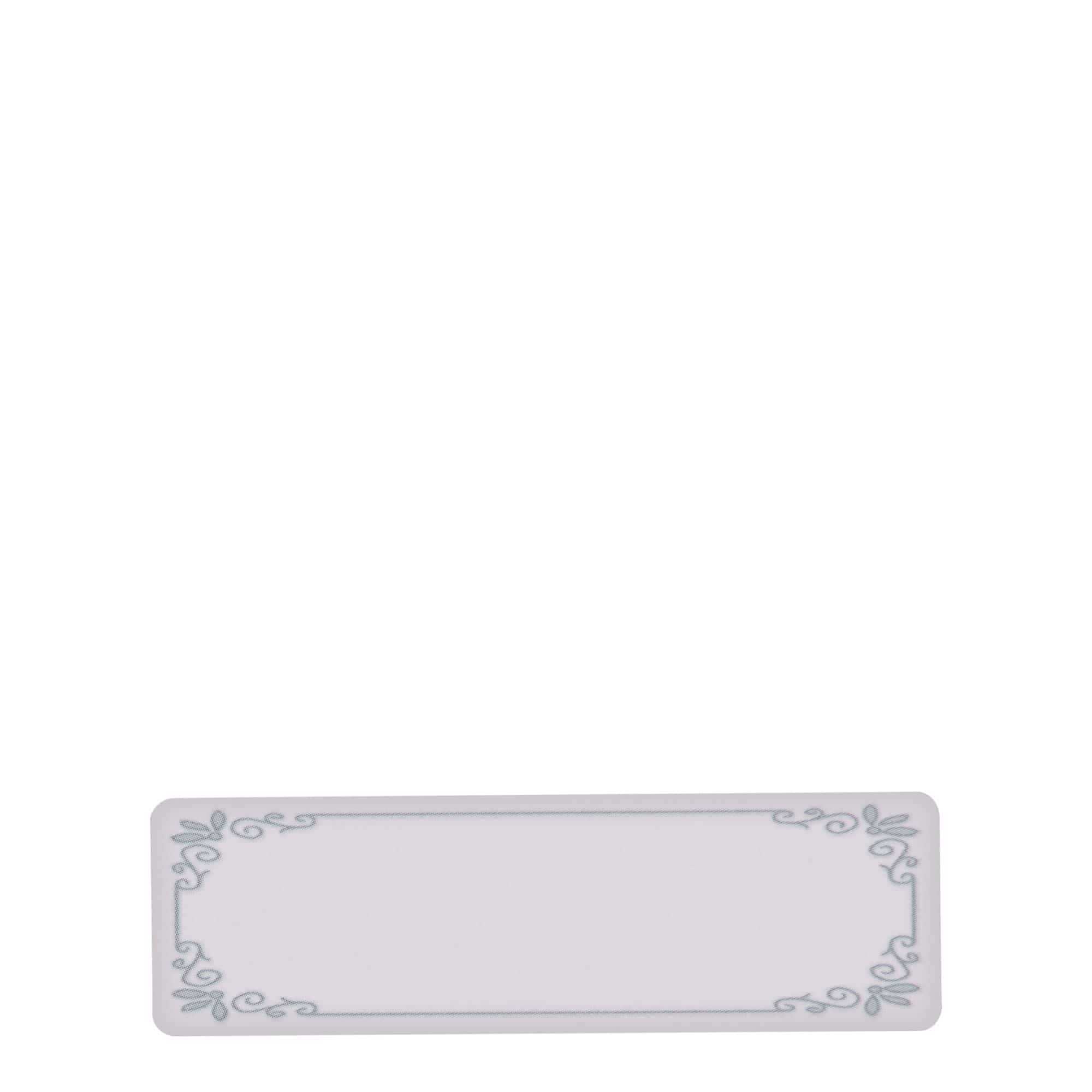 Zweckform Etichette 'Cornice Blu', rettangolari, carta, bianco-blu