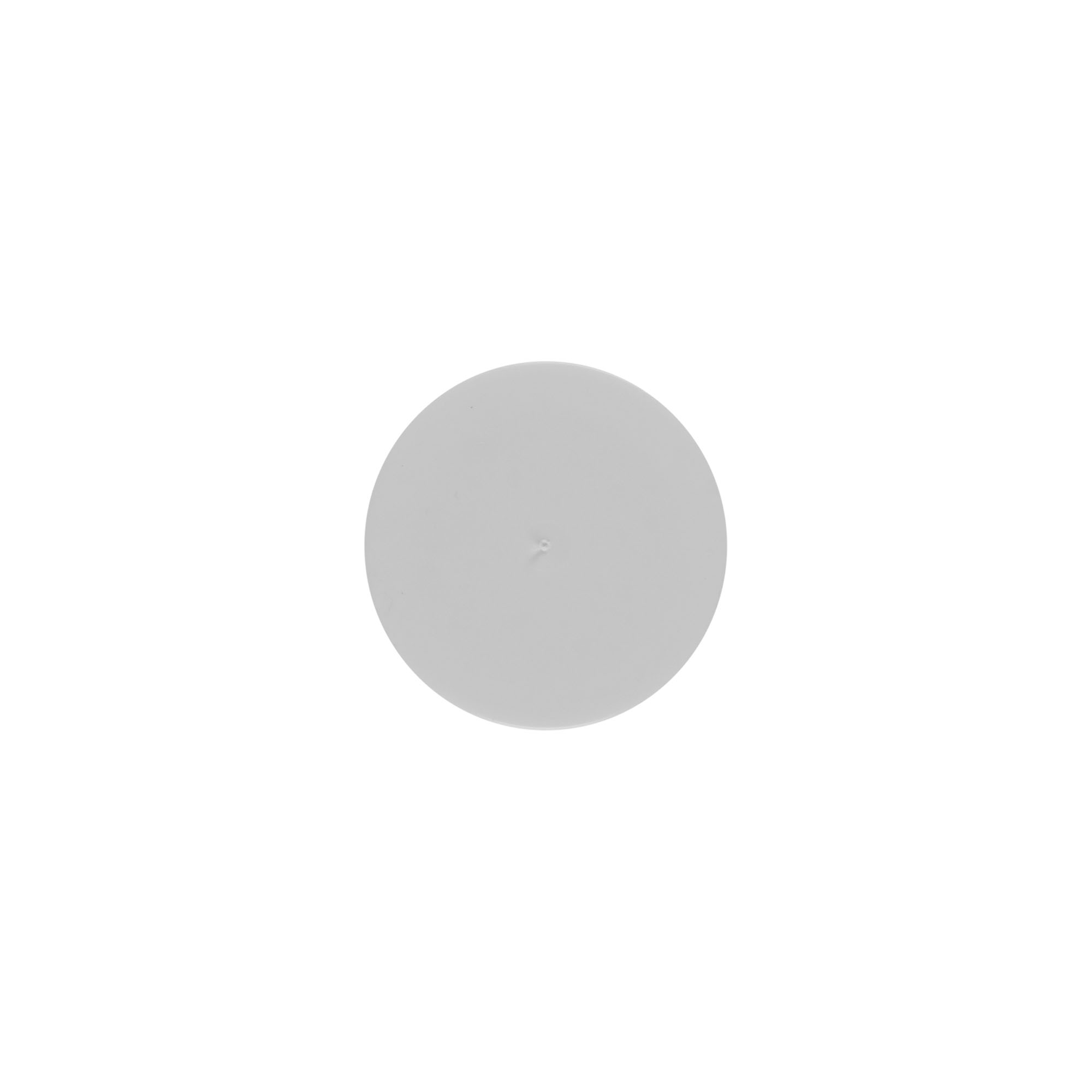 Disco di copertura per 5 ml 'Bianca', plastica PP, bianco