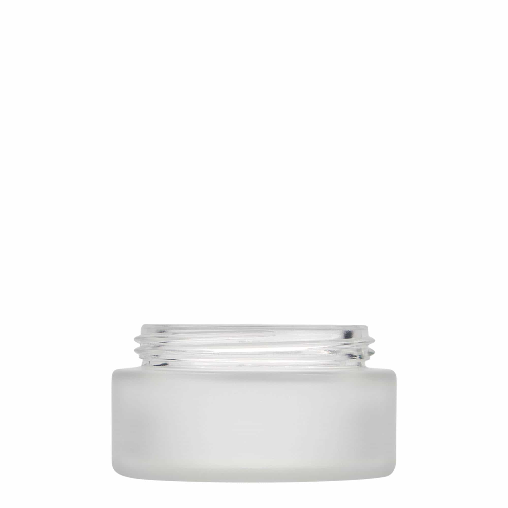 100 ml barattolo 'Platin Edition', vetro, satinato, bocca: chiusura a vite