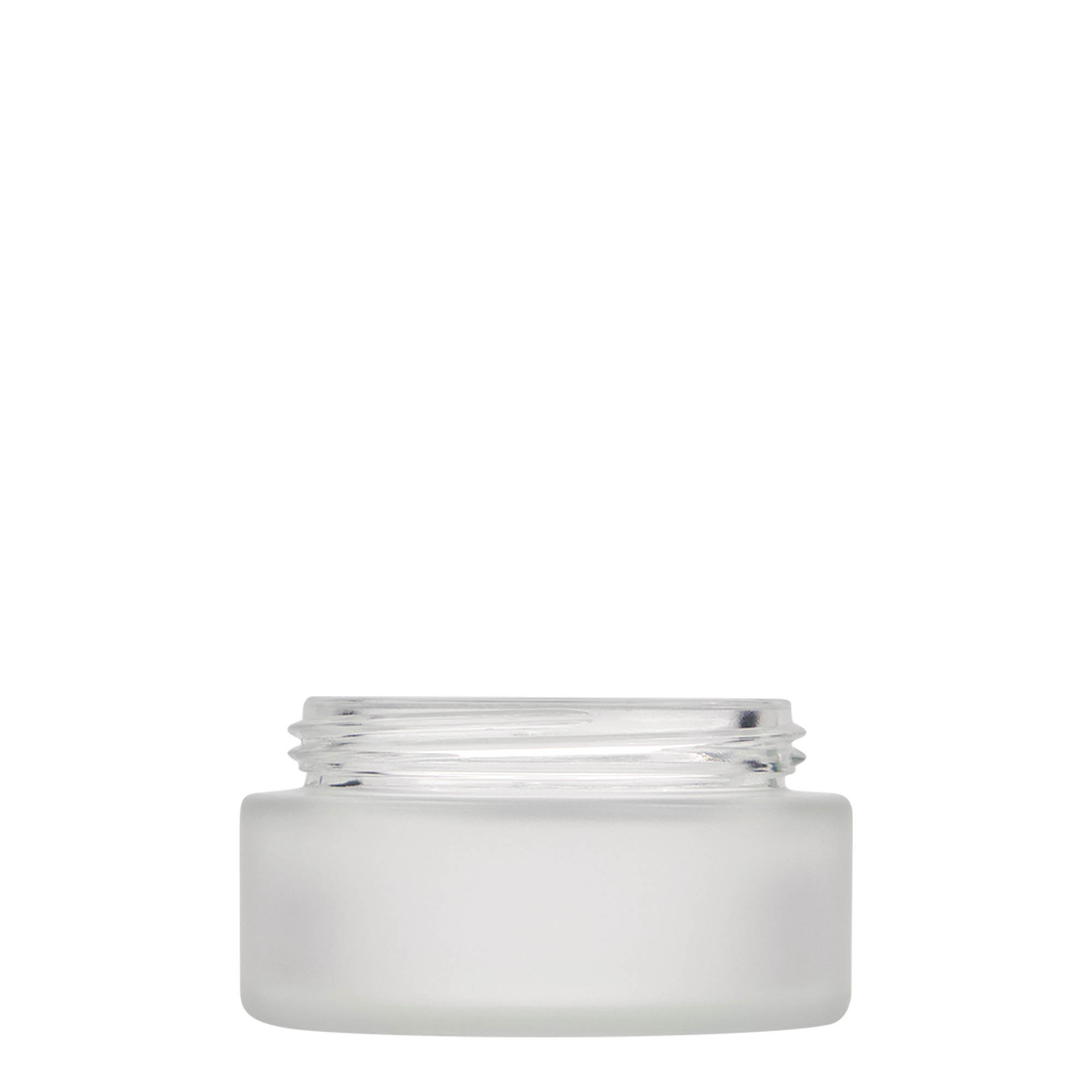 100 ml barattolo 'Platin Edition', vetro, satinato, bocca: chiusura a vite