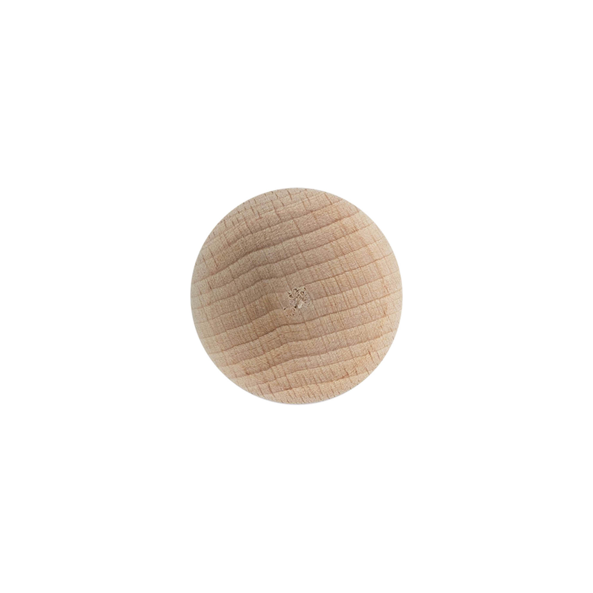 Tappo con impugnatura 19 mm 'Sfera', legno/plastica, per bocca: sughero Tappo con impugnatura 19 mm 'Sfera', legno/plastica, per bocca: sughero