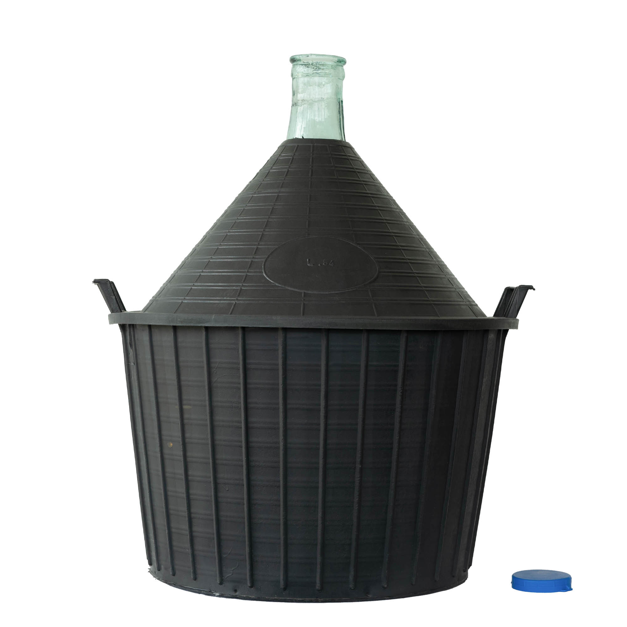 54 l Bombola a collo stretto, vetro, bocca: coperchio a calotta 54 l Bombola a collo stretto, vetro, bocca: coperchio a calotta