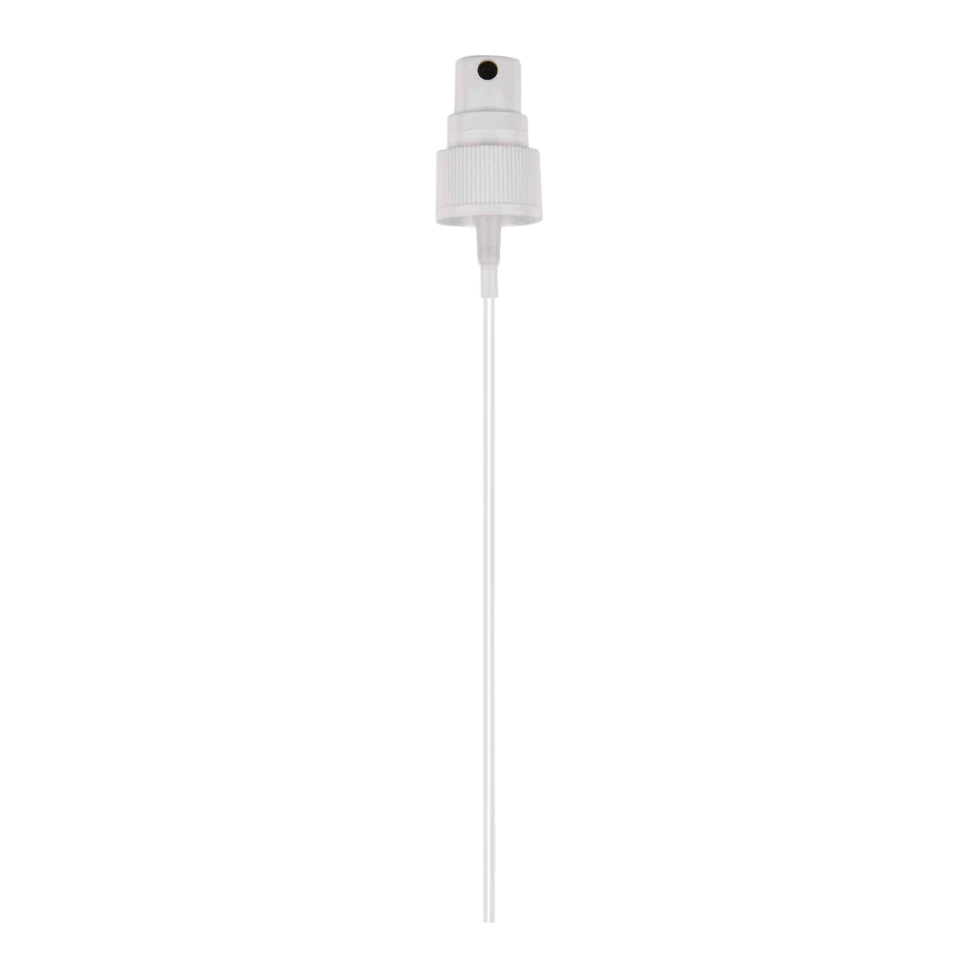 Tappo a vite con nebulizzatore spray, plastica PP, bianco, per imboccatura: GPI 20/410