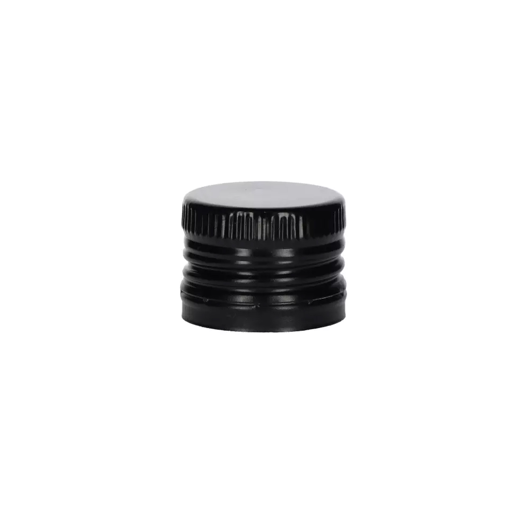 Tappo a vite con beccuccio versatore, metallo-plastica, nero, per bocca: PP 31,5
