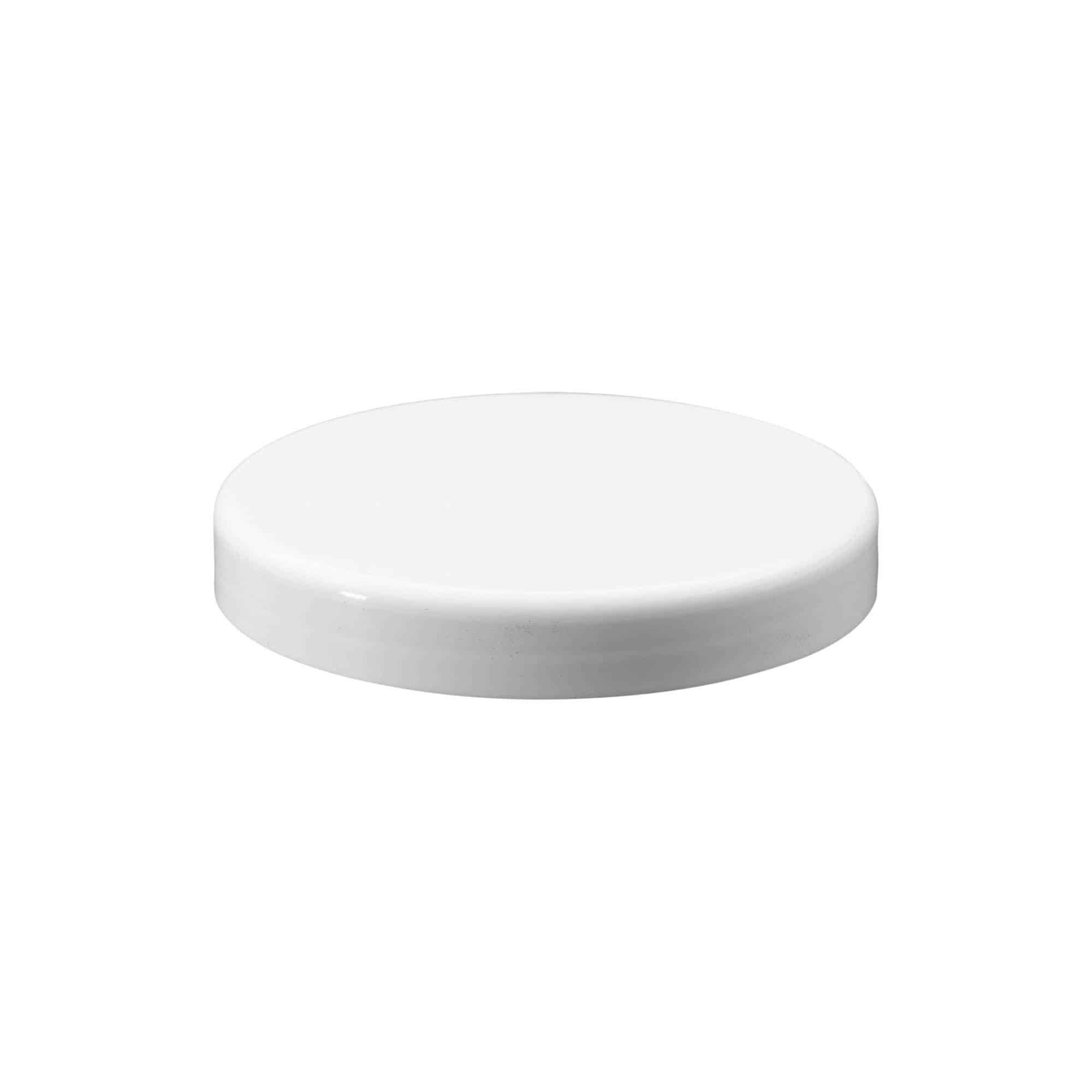 Tappo a vite, plastica PP, bianco, per bocca: 110/400