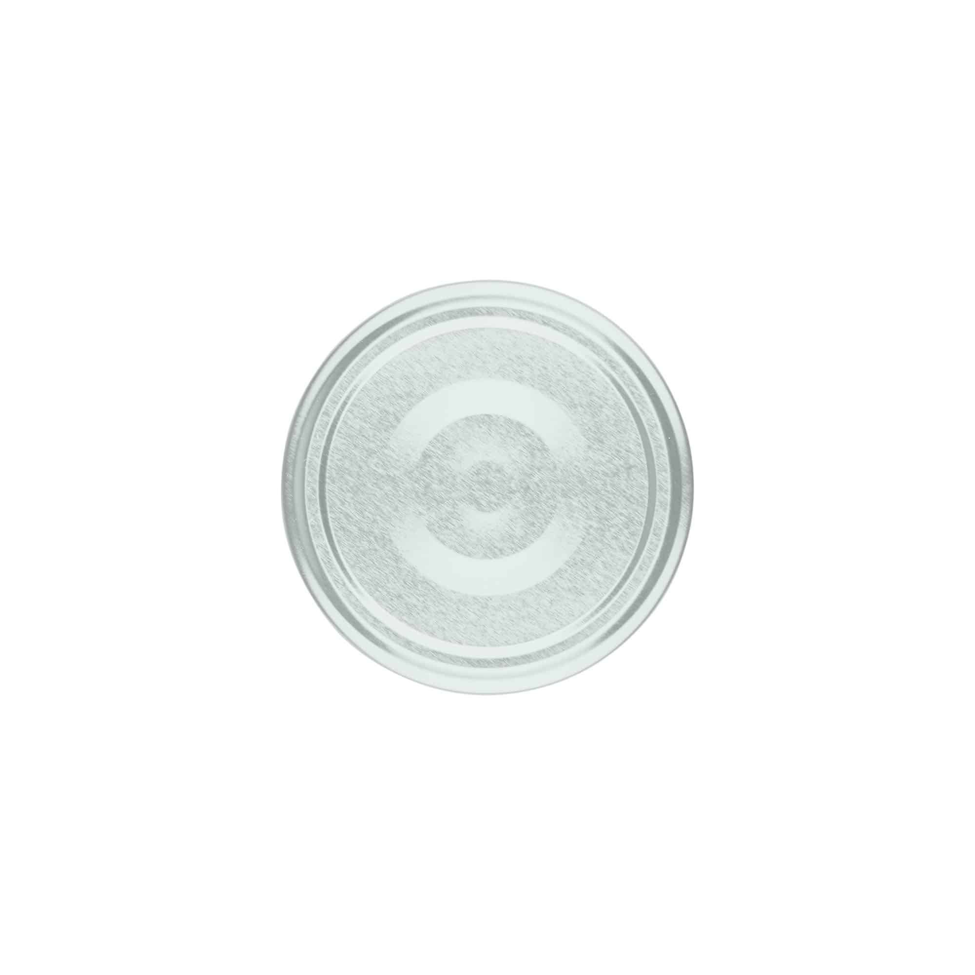 Tappo Twist-Off, banda stagnata, argento, per imboccatura: TO 66