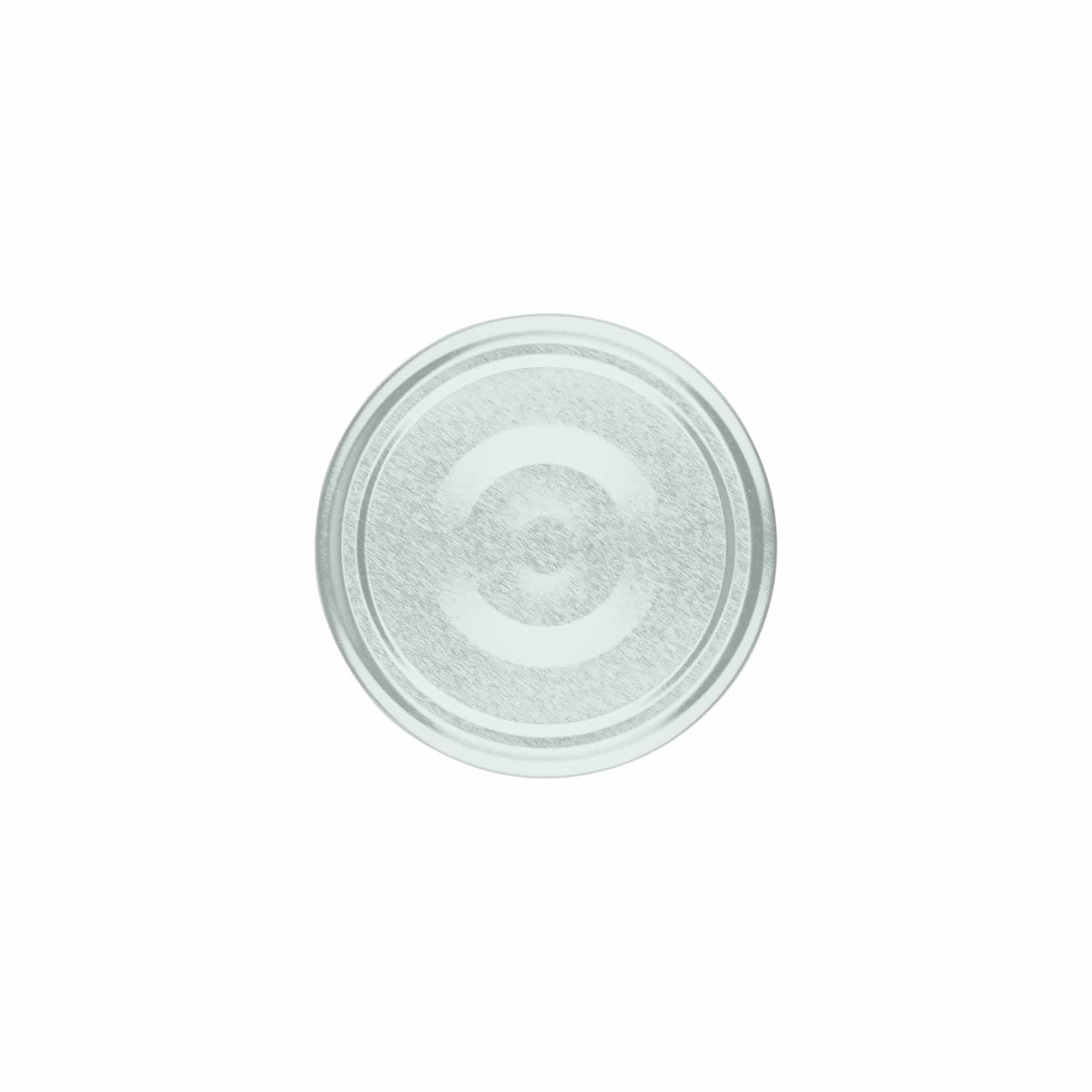 Tappo Twist-Off, lamina bianca, argento, per bocca: TO 66 Tappo Twist-Off, lamina bianca, argento, per bocca: TO 66