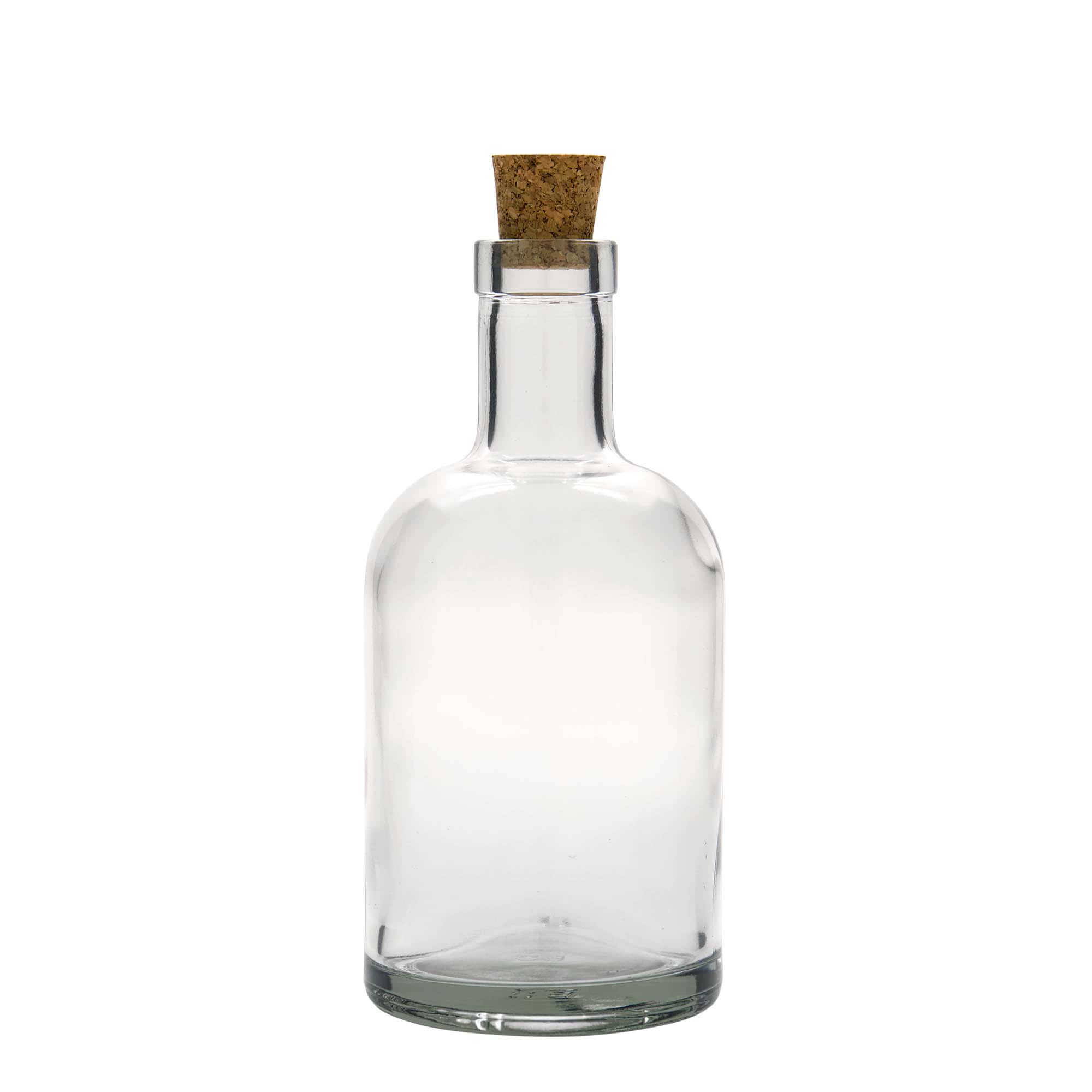 500 ml Bottiglia di vetro 'Claus', ovale, imboccatura: fascetta