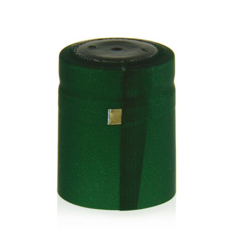 Capsula termoretraibile 32x41, plastica PVC, verde scuro