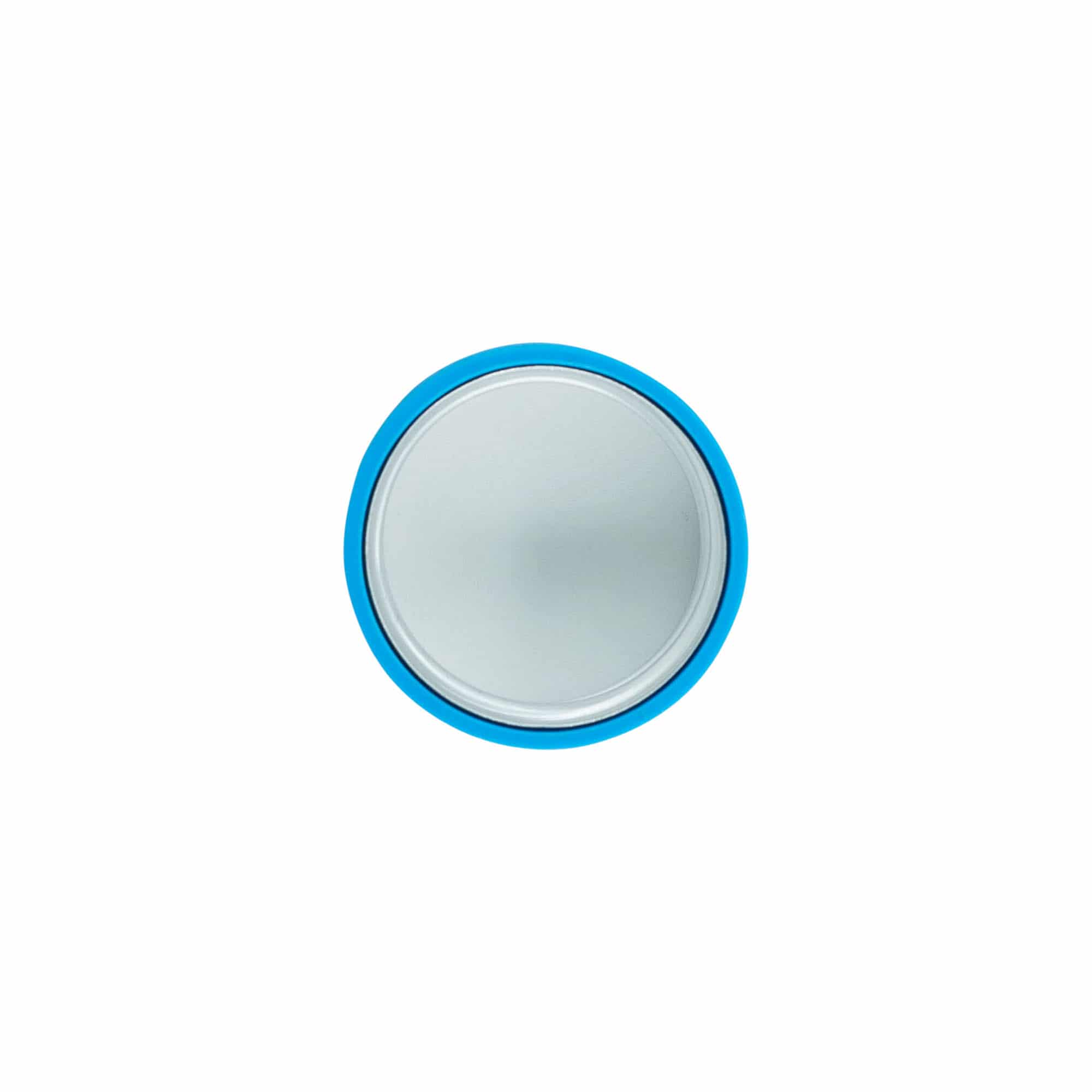 Tappo a vite, plastica ABS, azzurro acqua, per bocca: GPI 28/400