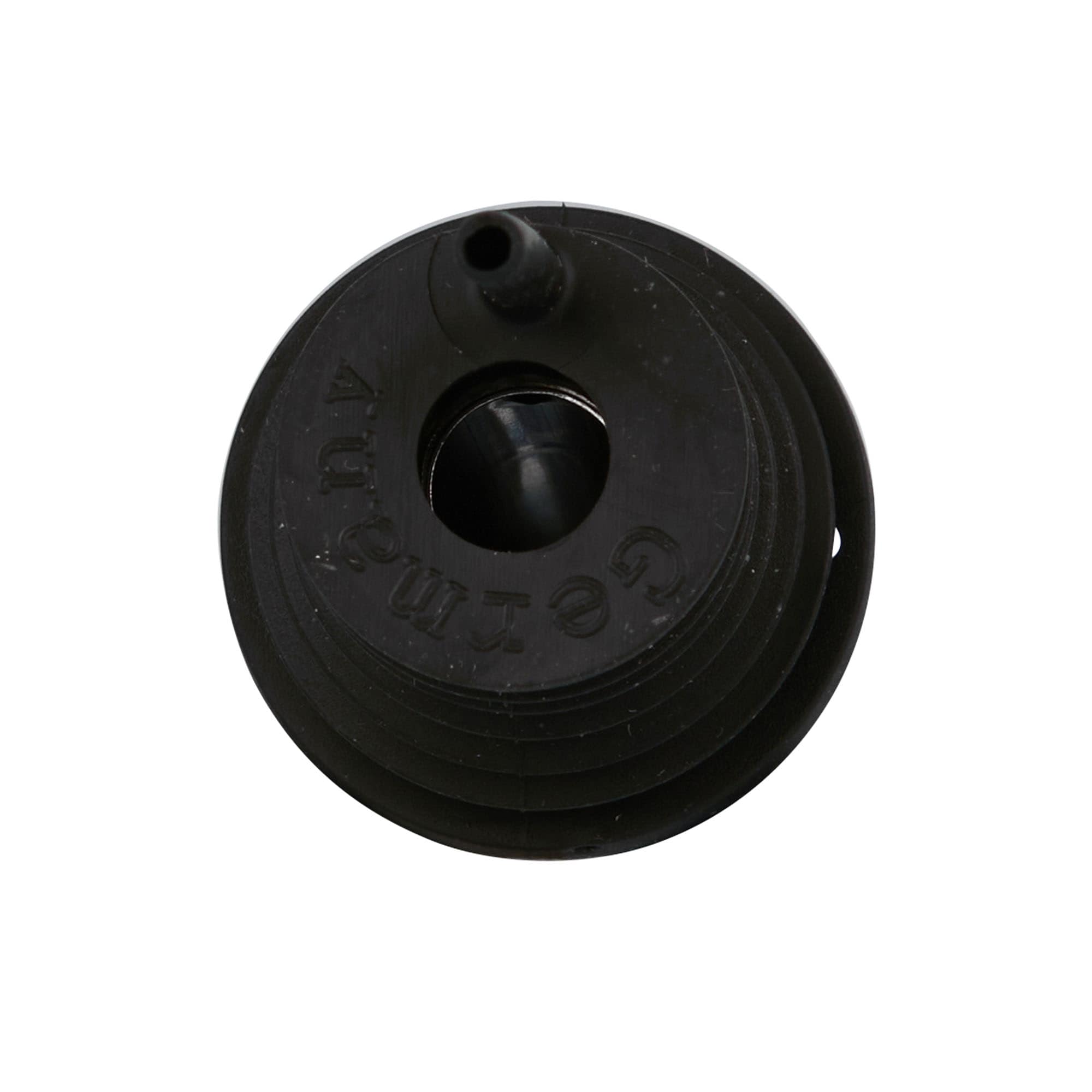 Beccuccio Inox con collo in velluto, acciaio inox, argento