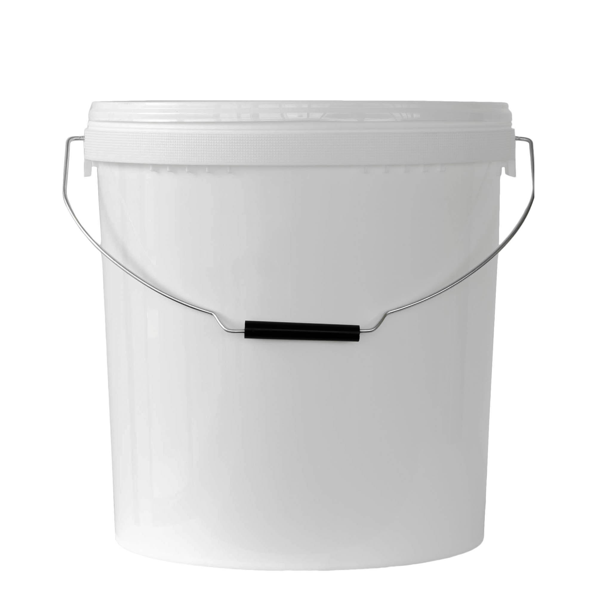 Secchio da 20 l, plastica PP, bianco Secchio da 20 l, plastica PP, bianco