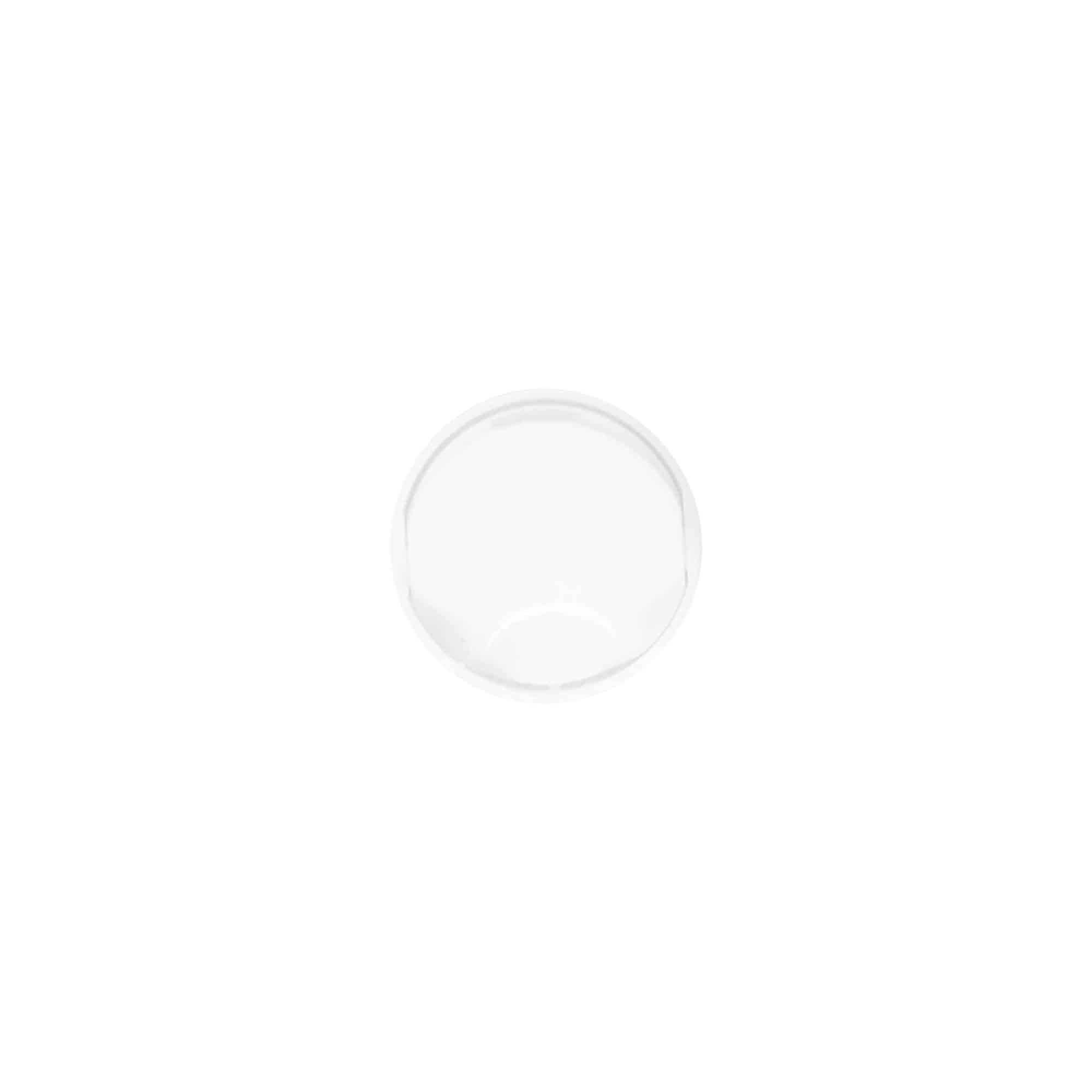 Tappo a vite Disc Top, plastica PP, bianco, per bocca: 20/410