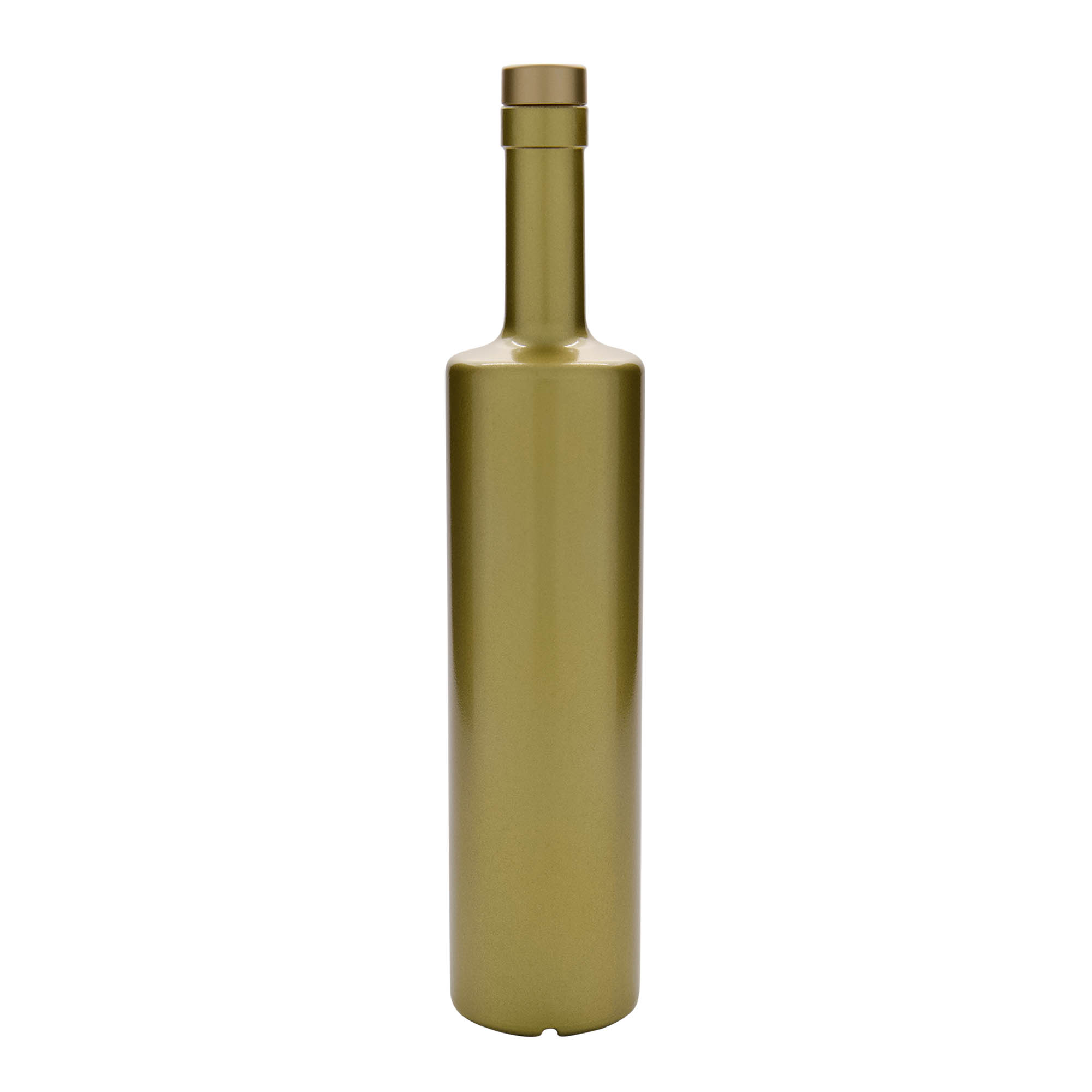 Bottiglia di vetro da 700 ml 'Centurio', oro, bocca: sughero