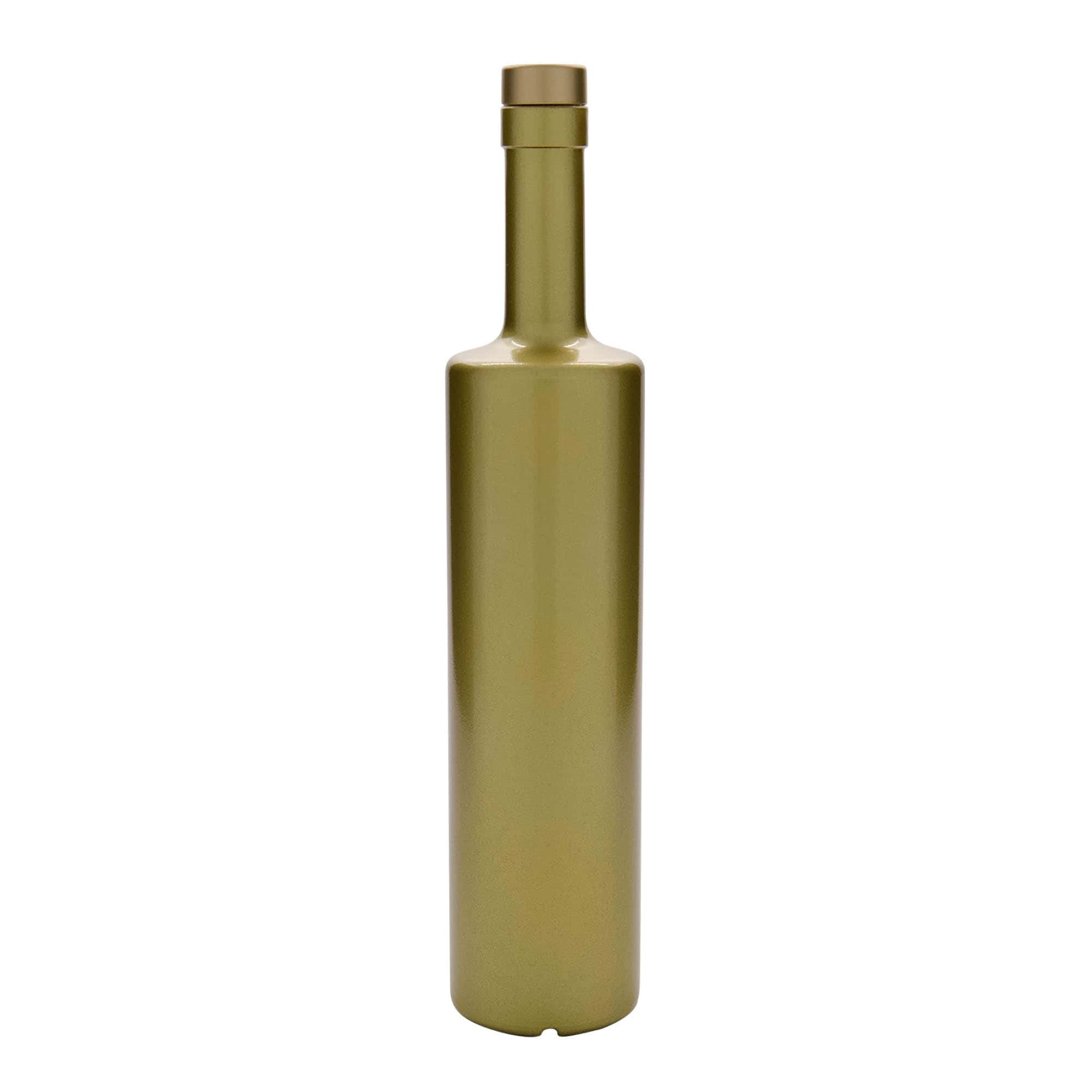 Bottiglia di vetro da 700 ml 'Centurio', oro, bocca: sughero