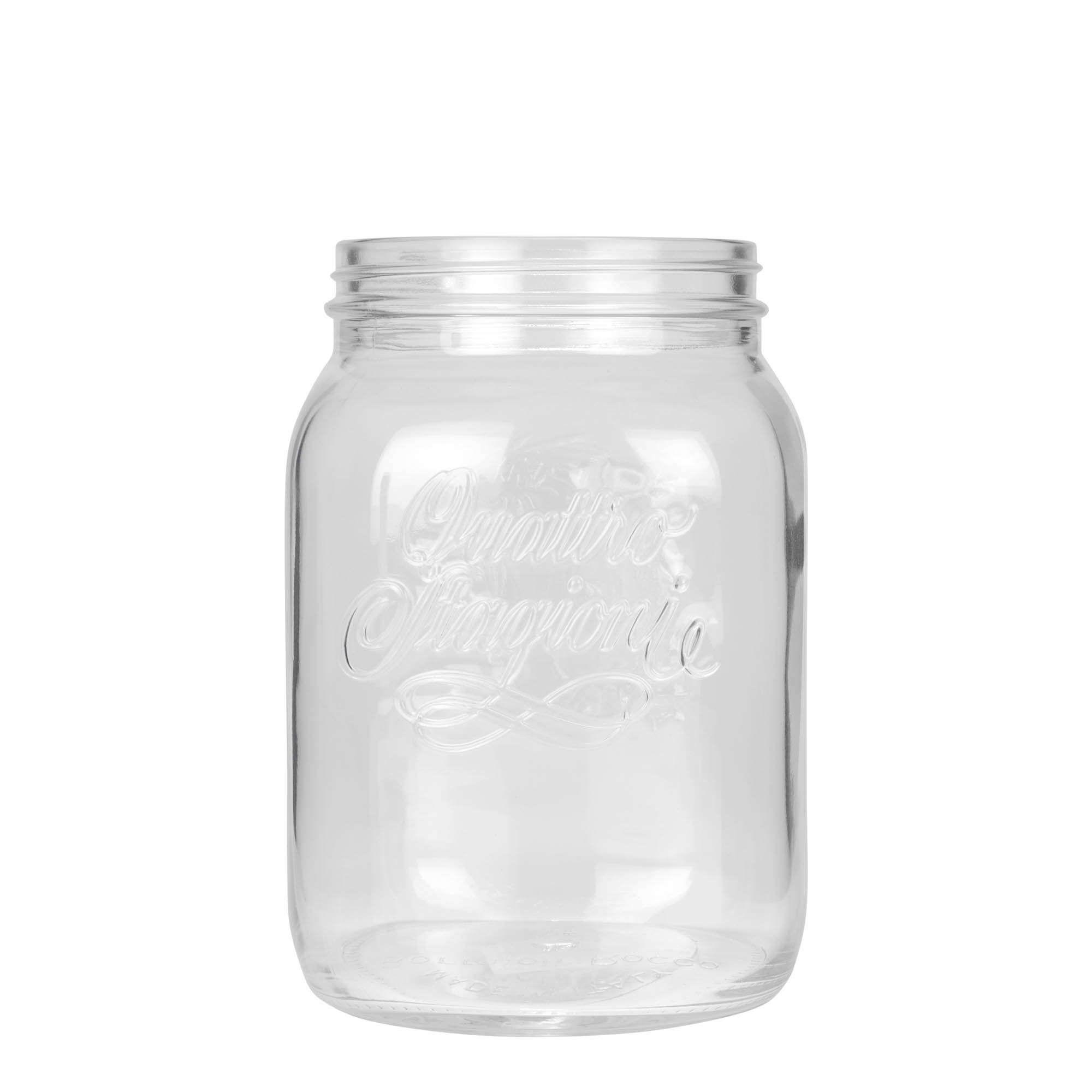 2.000 ml Vetro 'Quattro Stagioni', Bocca: Tappo a vite 2.000 ml Vetro 'Quattro Stagioni', Bocca: Tappo a vite