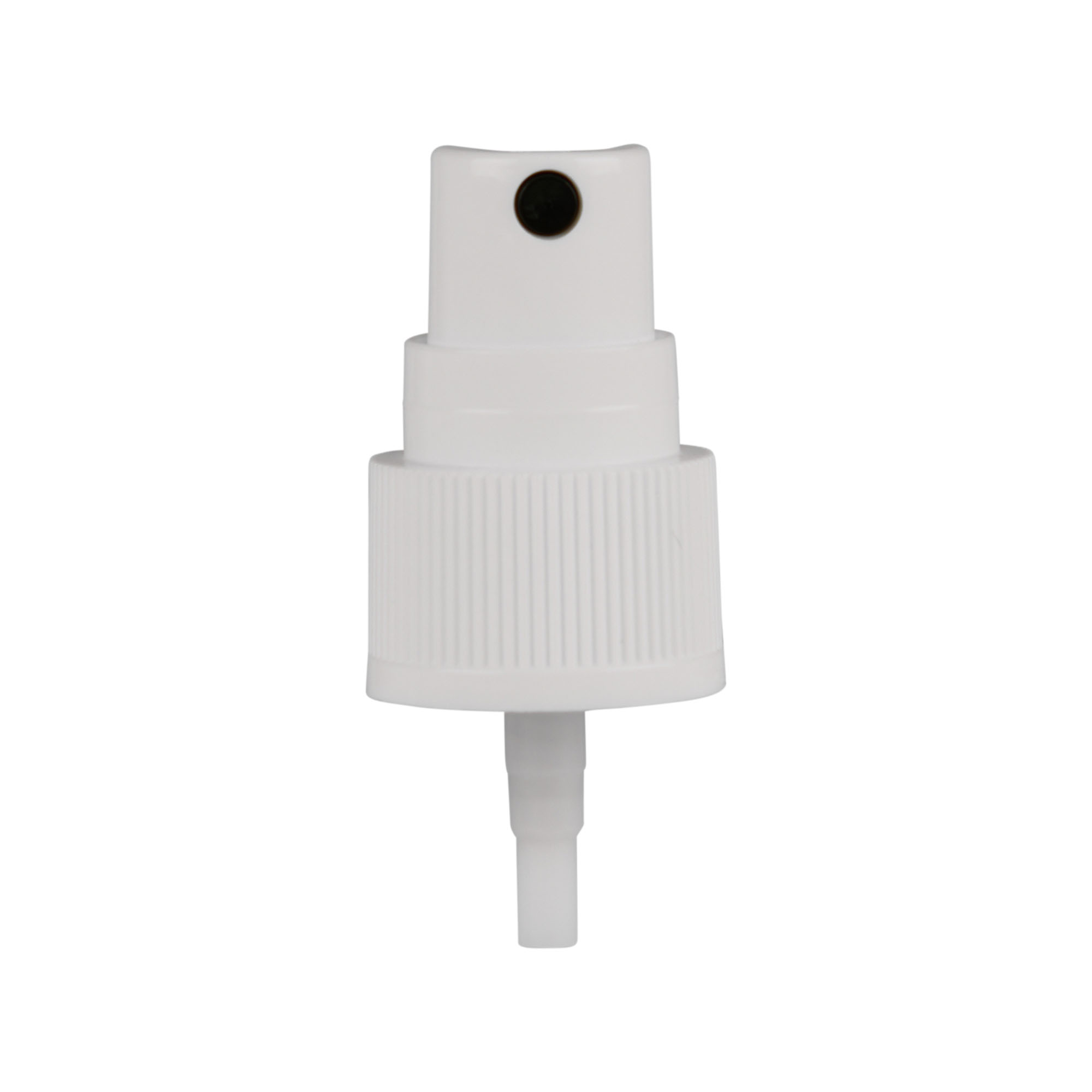 Tappo a vite con spruzzatore a nebulizzazione, plastica PP, bianco, per bocca: 20/410