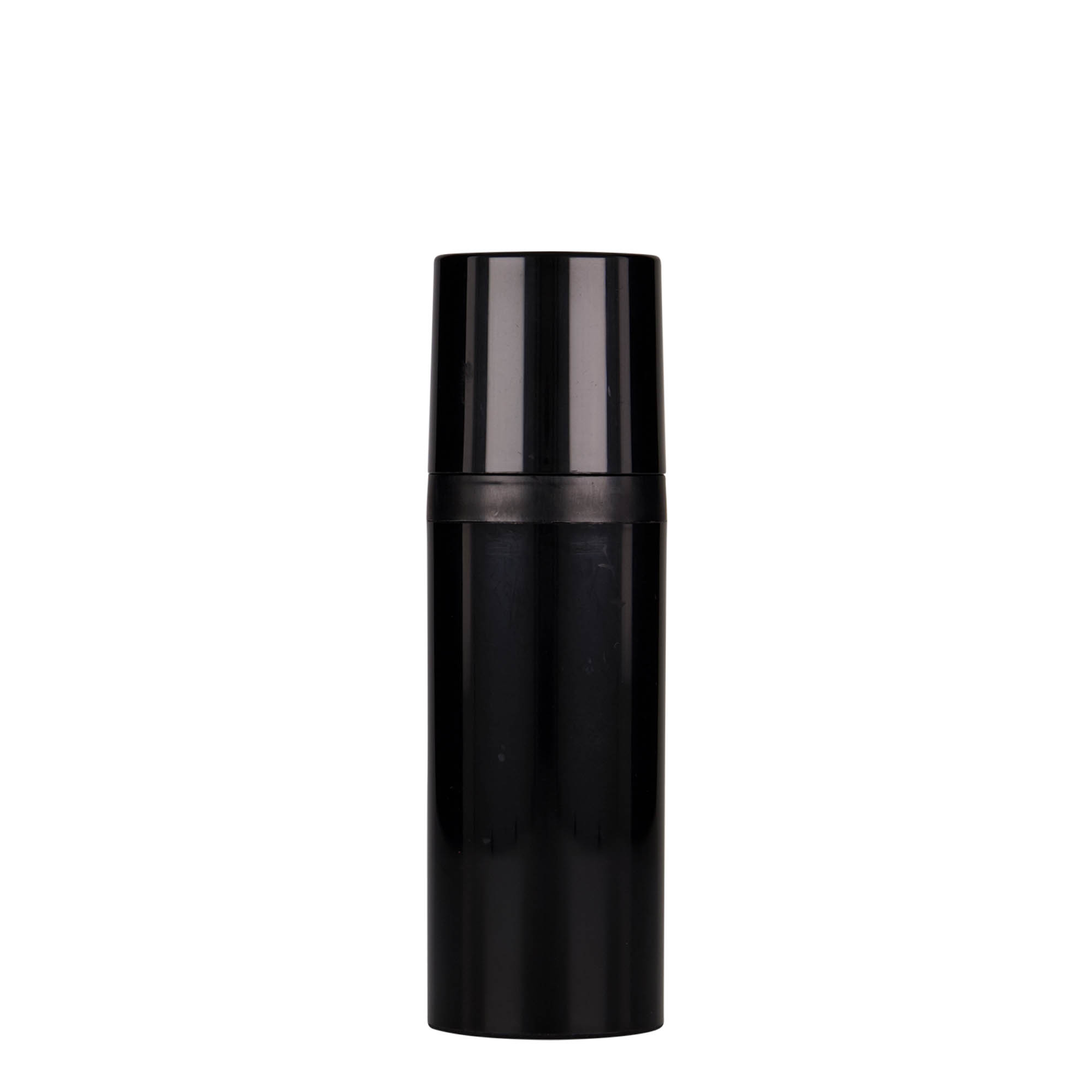 50 ml Dispenser Airless 'Mezzo', plastica PP, nero
